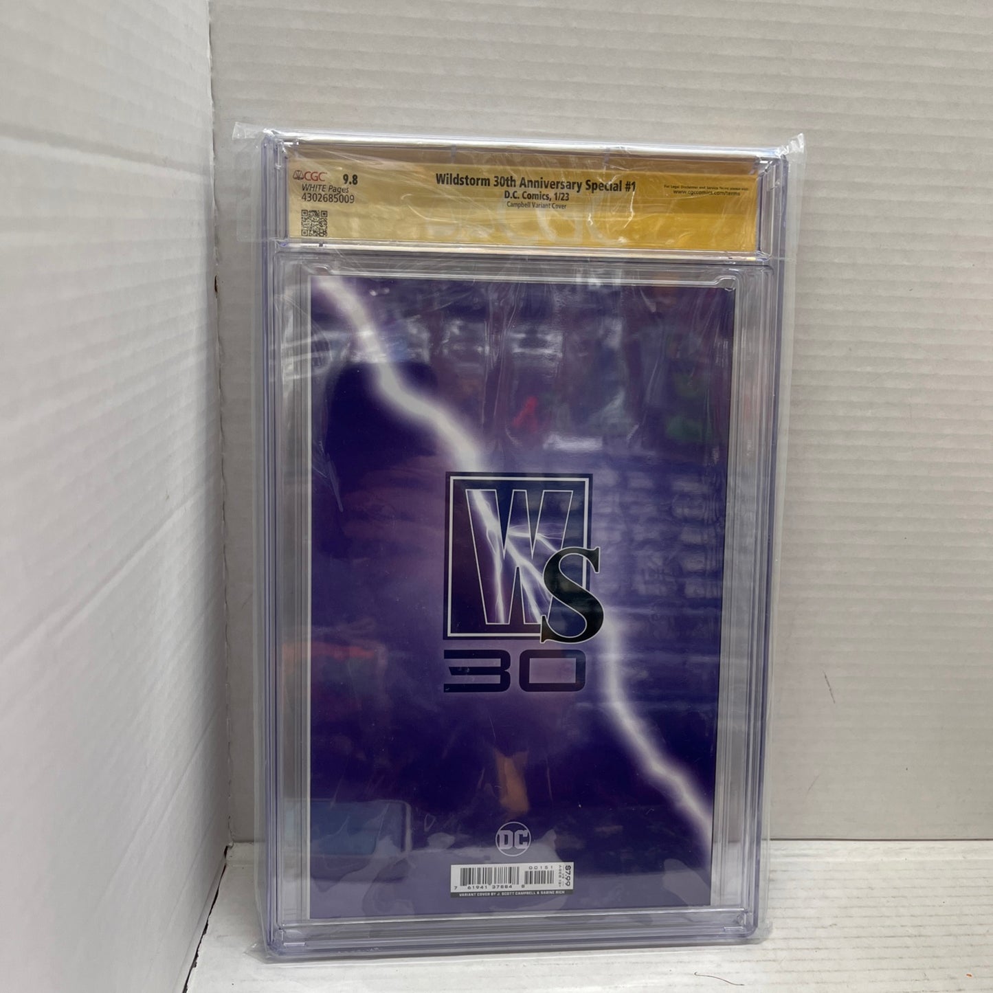 Windstorm 30th Special #1 CGC Signature Series 9.8 J. Scott Campbell 1/23
