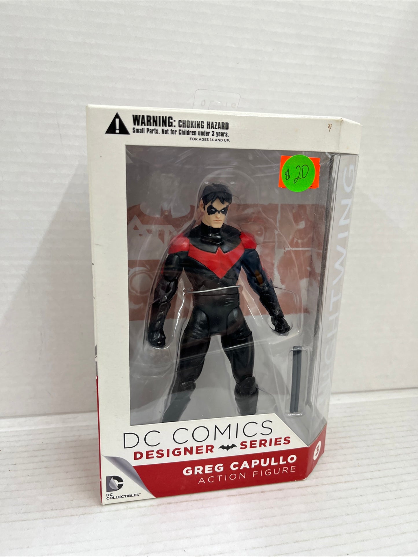 DC Comics Designer Series Nightwing Red Greg Capullo Figure DCU Batman New