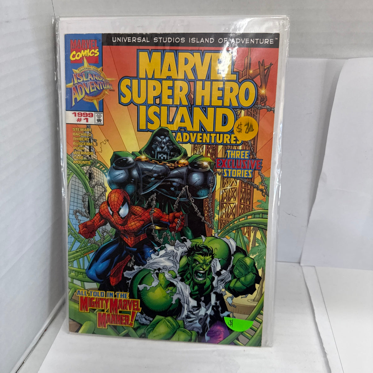Marvel Superhero Island Comic Book Edition 1999 Exclusive Doctor Doom Hulk RARE