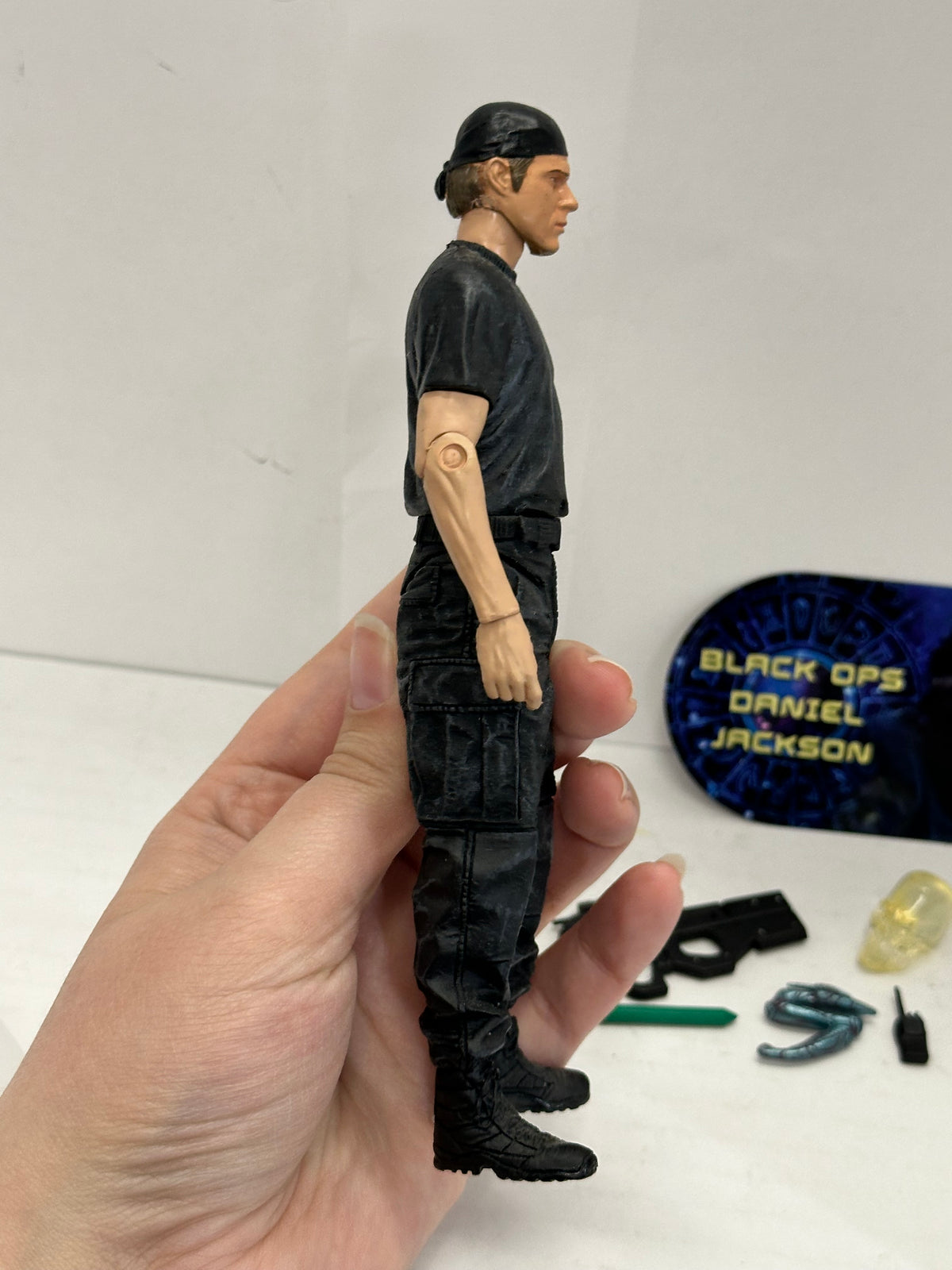 BLACK OPS DANIEL JACKSON STARGATE SG-1 7" ACTION FIGURE DIAMOND SELECT TOYS #1