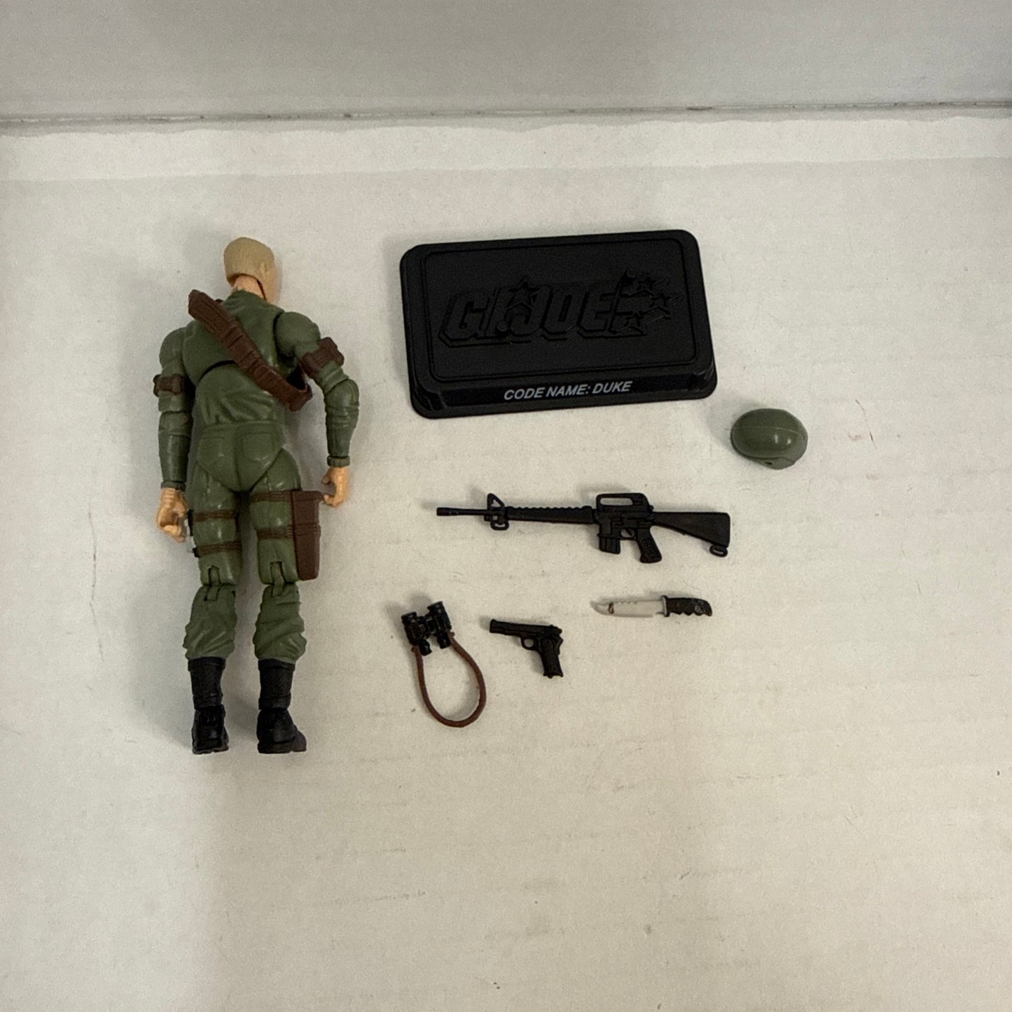 2008 Gi Joe Cobra 25th 3.75" Duke v27 Figure Comic 2 Pack Hasbro