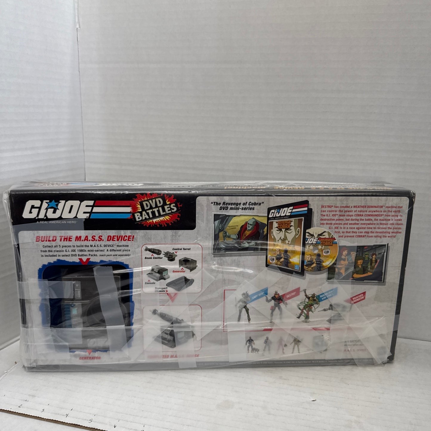 GI Joe DVD Battles set 2 MASS Device Machine Hasbro 2008 -unopened
