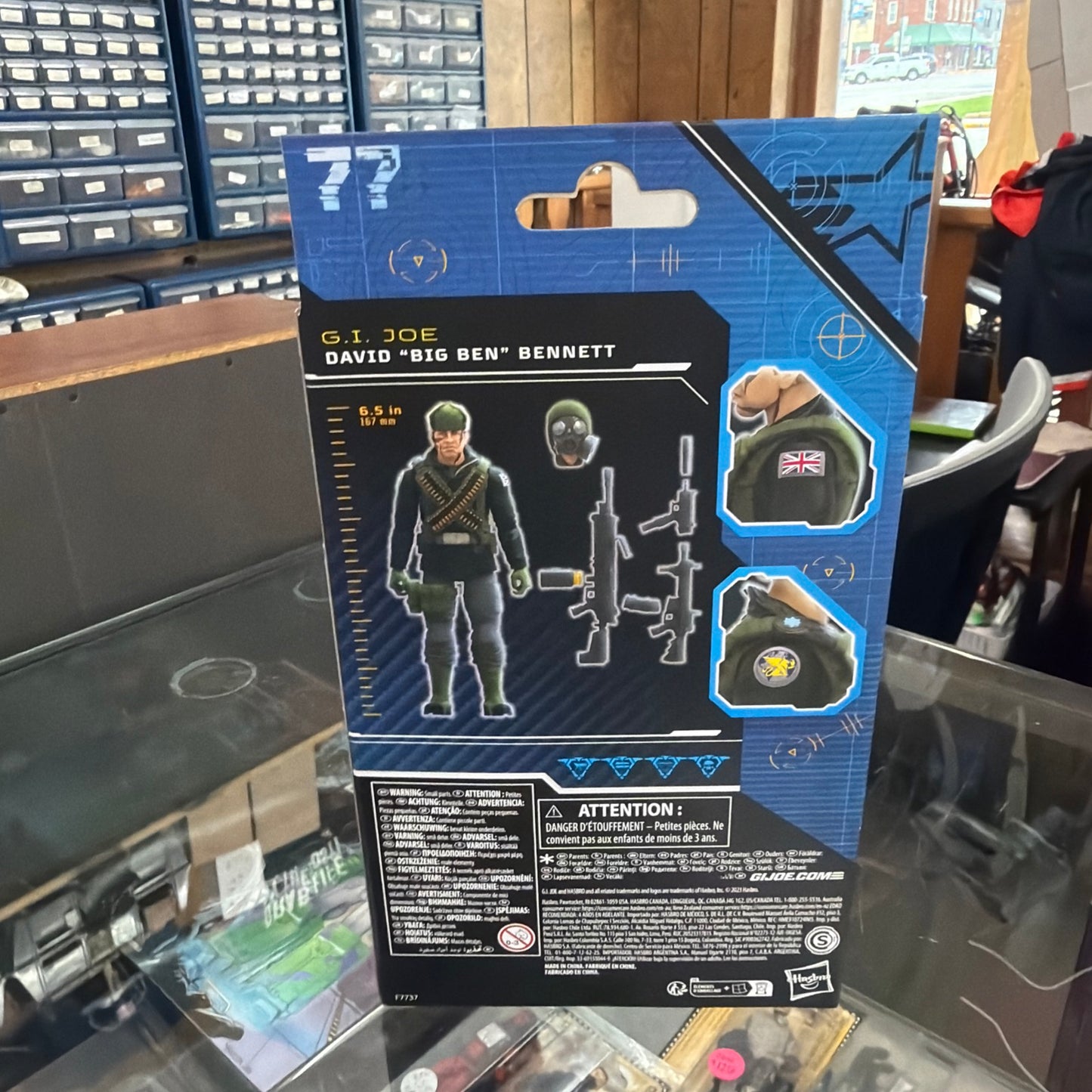 Hasbro GI Joe Classified Series #77 Nightforce David Big Ben Bennett 6" Figure