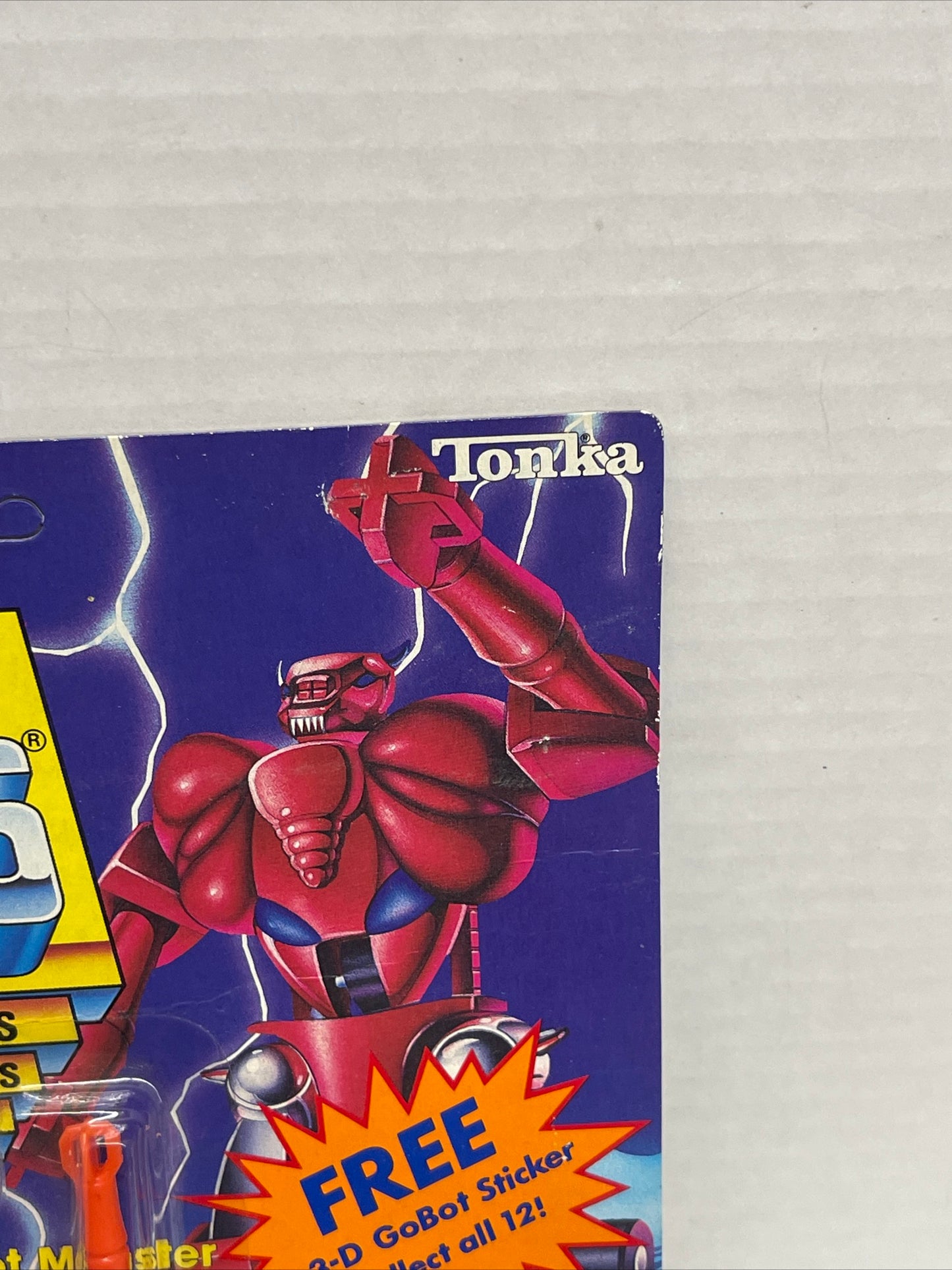 Bugsie Renegade Robot Monster 3D Sticker Gobots 1985 Tonka Figure NEW SEALED