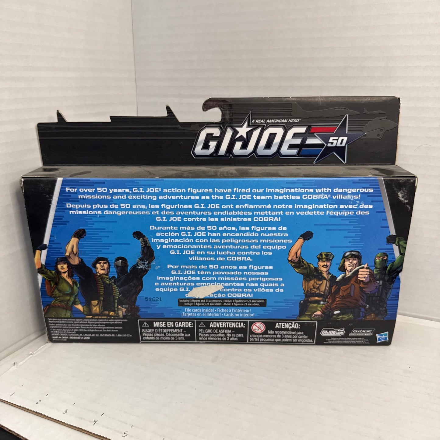 GI Joe 50th Anniversary Chase for the M.A.S.S. Device Duke Cobra Commander MOC