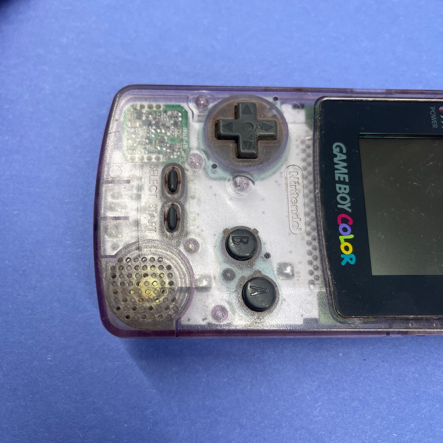 Nintendo Game Boy Color Handheld System - Atomic Purple * READ*