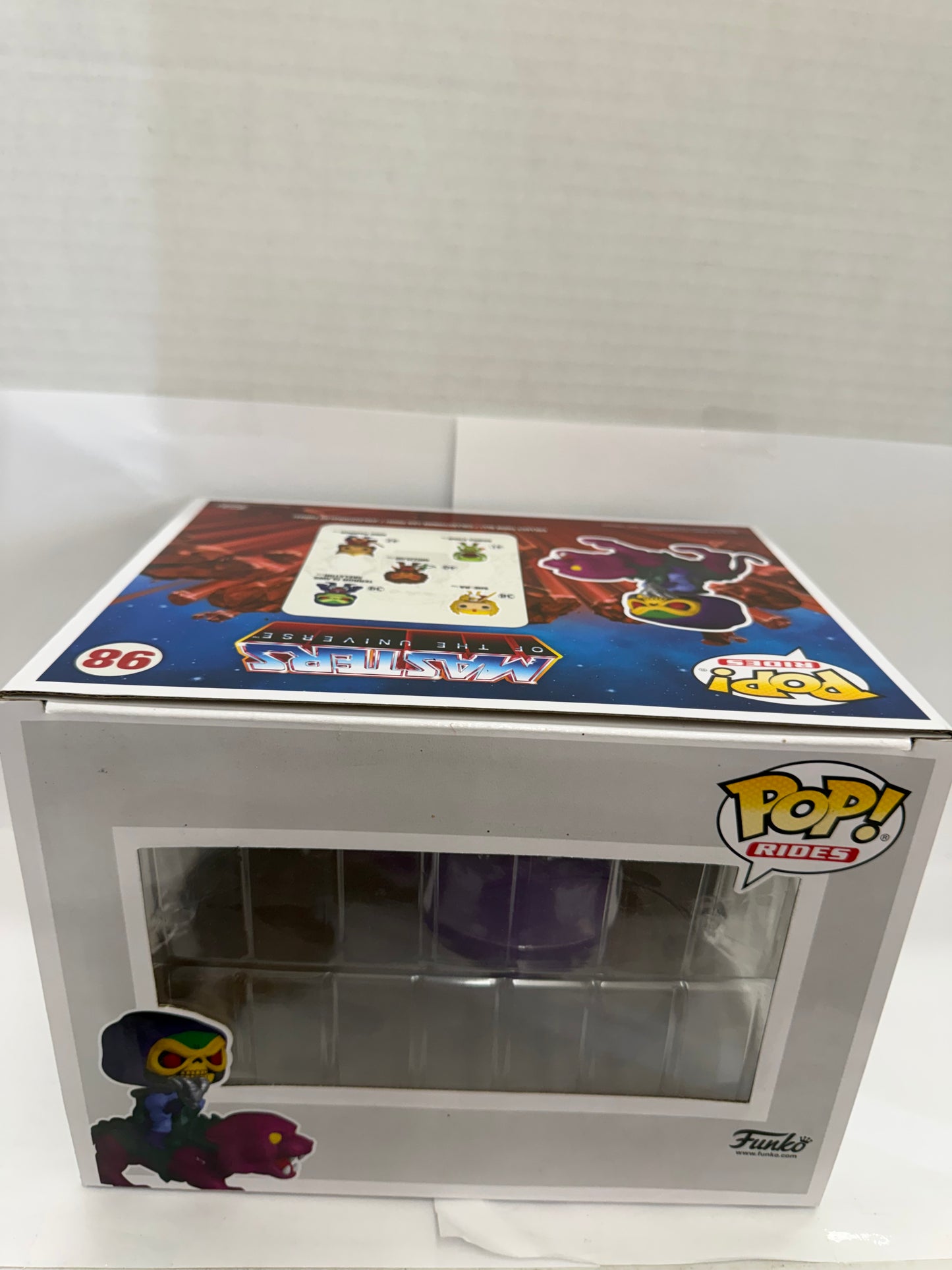 NEW Funko Pop Rides Skeletor on Panthor Flocked #98 Funko Shop + Box Protector
