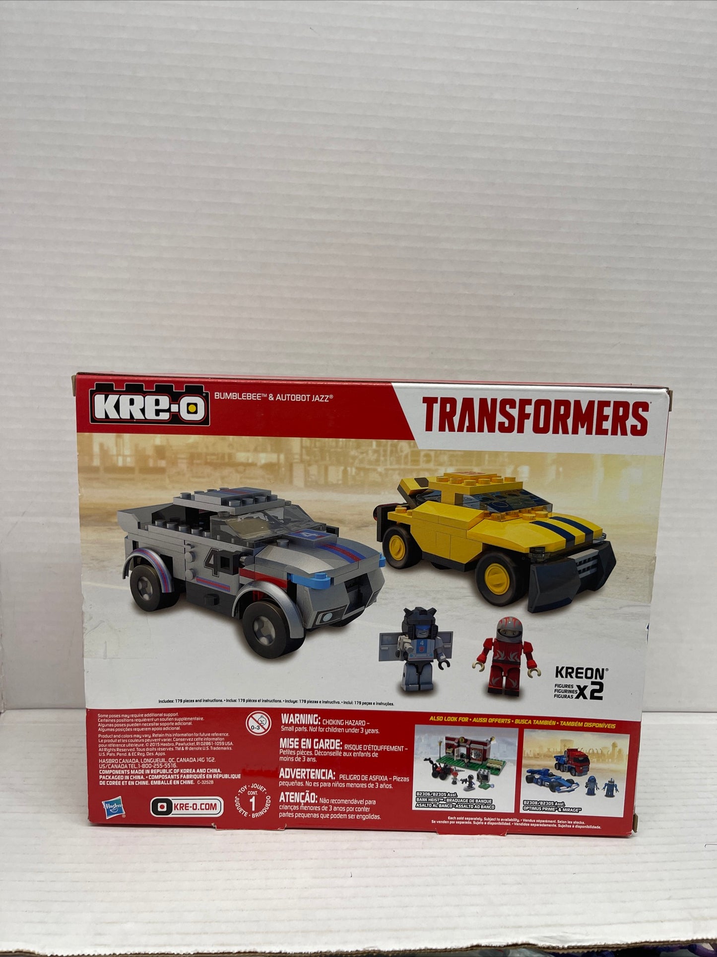 Kre-o Building Toy - Transformers - Bumblebee /Autobot Jazz - Cars