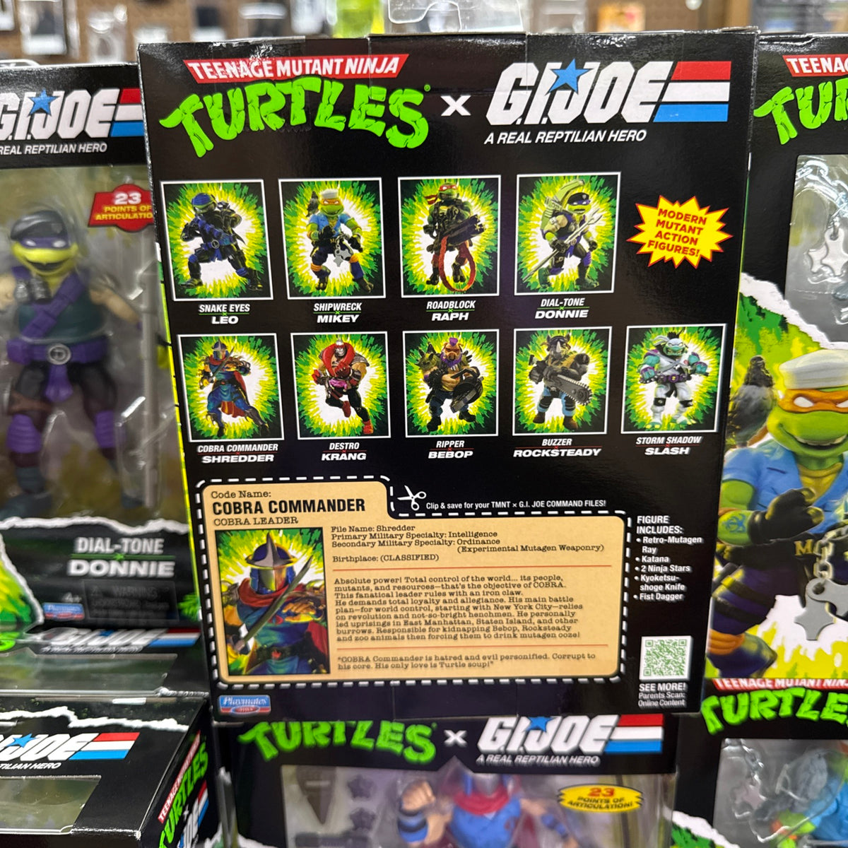 Teenage Mutant Ninja Turtles x G.I. Joe Shredder x Cobra Commander - In Hand