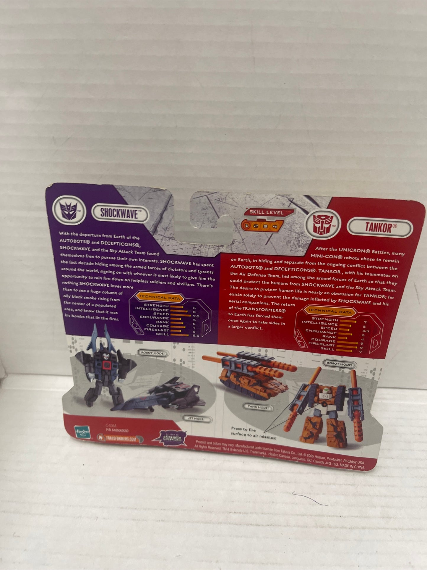 Hasbro Transformers Cybertron Shockwave Vs Tankor Action Figure