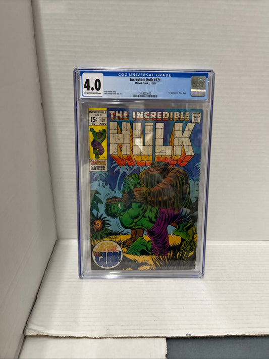 The Incredible Hulk #121 CGC Graded 4.0 1969 The Glob!!