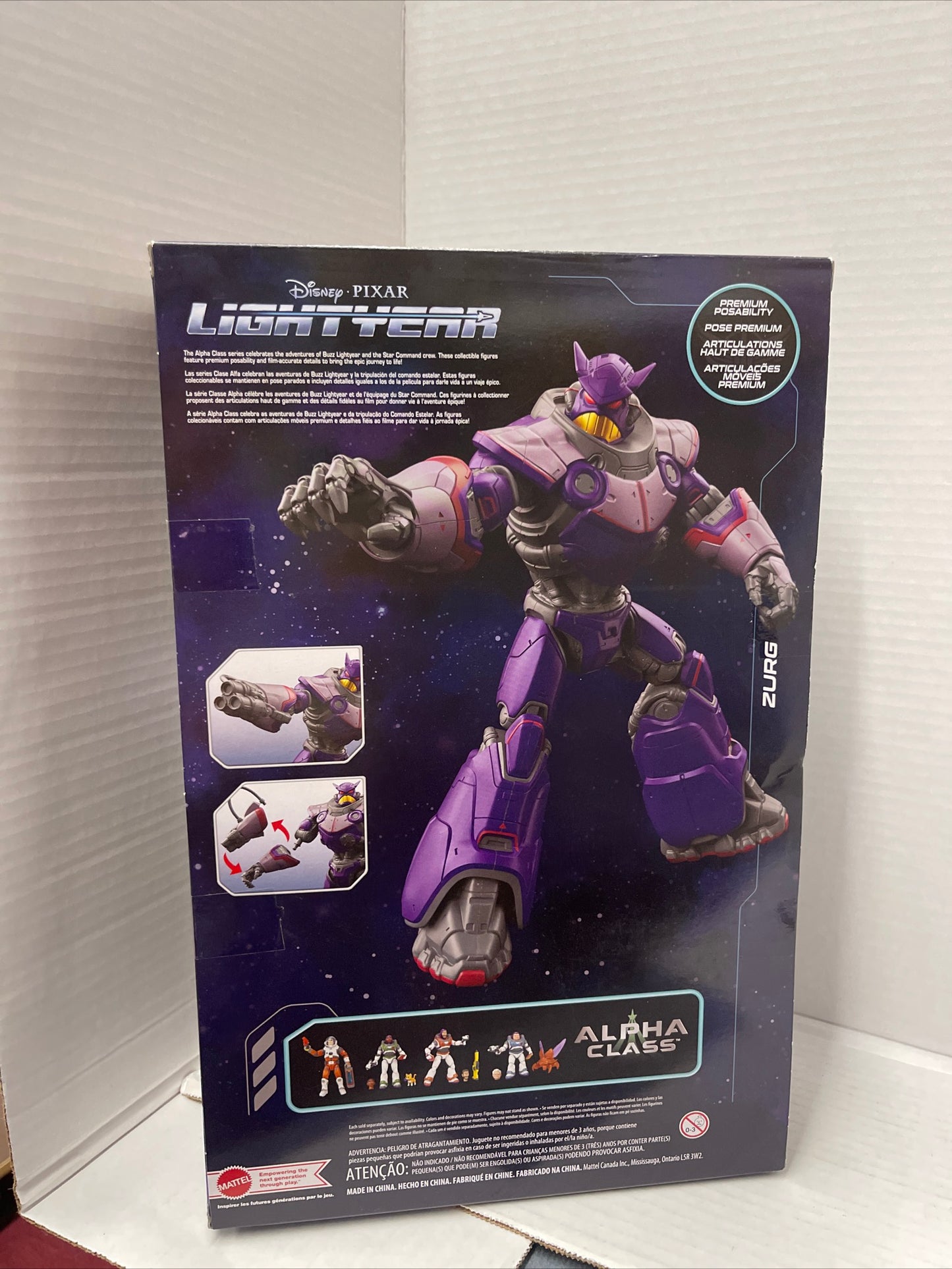 Mattel Disney and Pixar Lightyear Alpha Class Zurg Action Figure 13920B