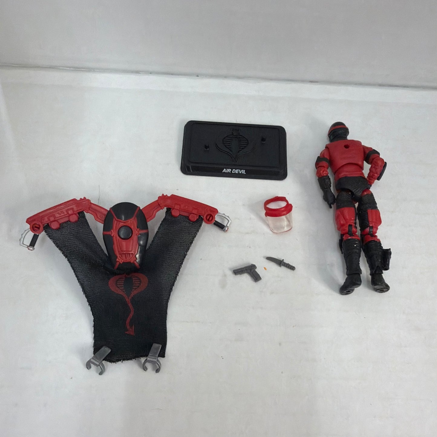 GI JOE 2016 CONVENTION EXCLUSIVE COBRA ADDERS COMMANDO AIR DEVIL! NOT COMPLETE