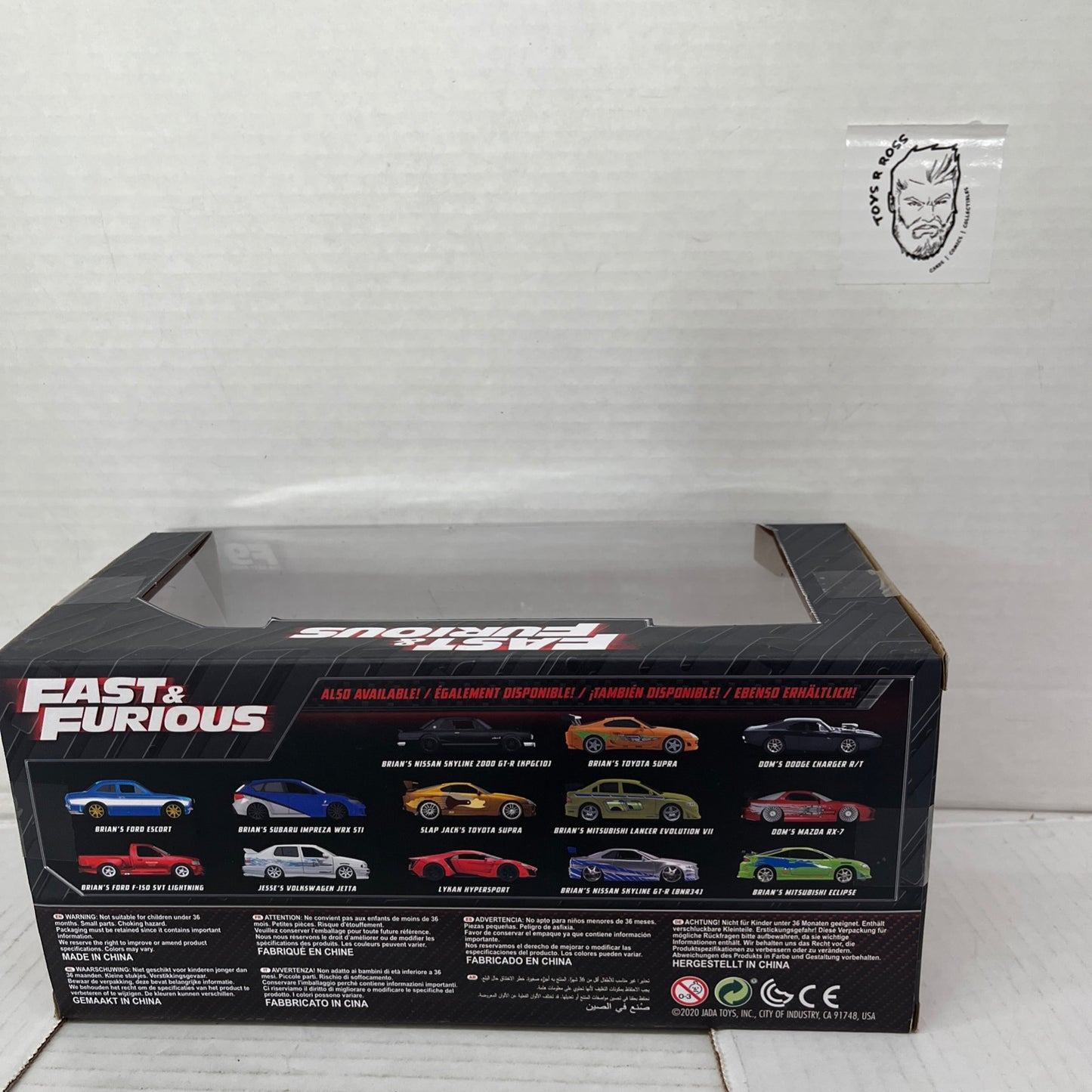 Fast & Furious F9 The Fast Saga Dom's 1970 Dodge Charger Black 1:24 Scale Car