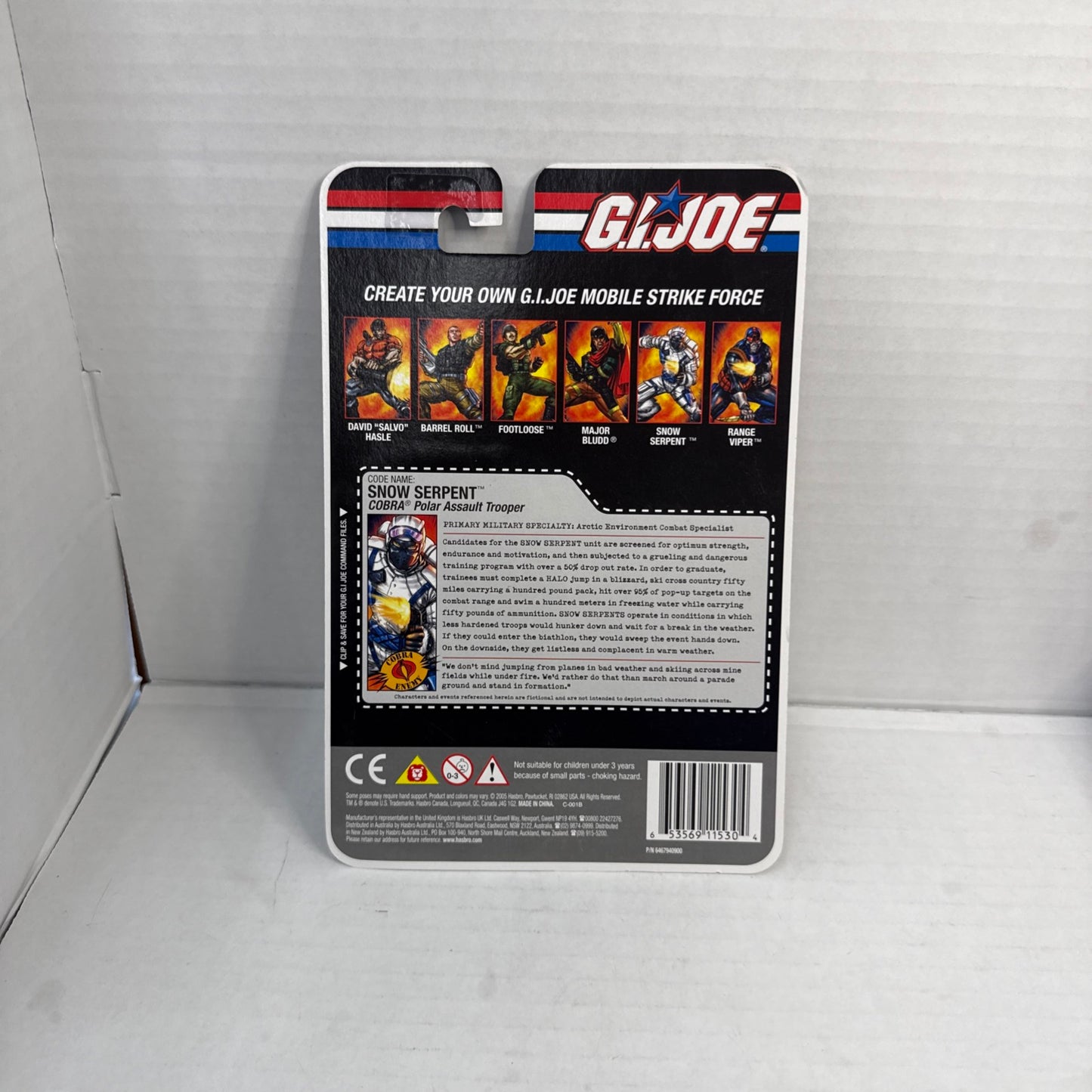Hasbro GI Joe 3 3/4" Cobra Snow Serpent
