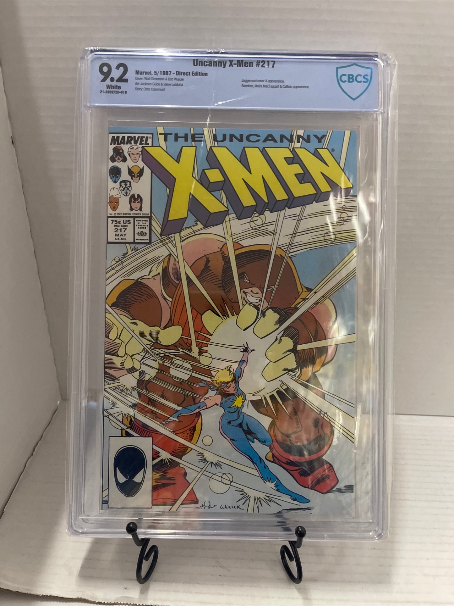 Uncanny X-men 217 CBCS 9.2 Direct