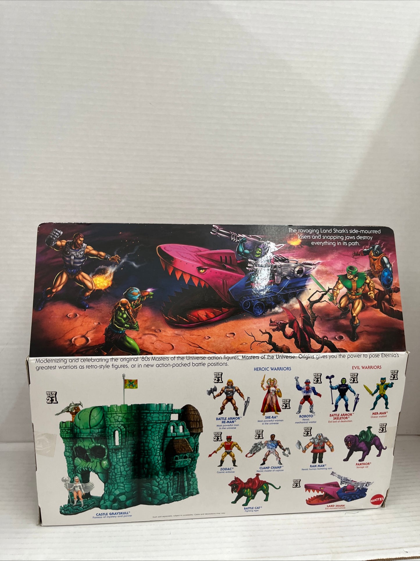 Masters of the Universe Origins LAND SHARK VEHICLE MOTU 2021 Mattel Retro