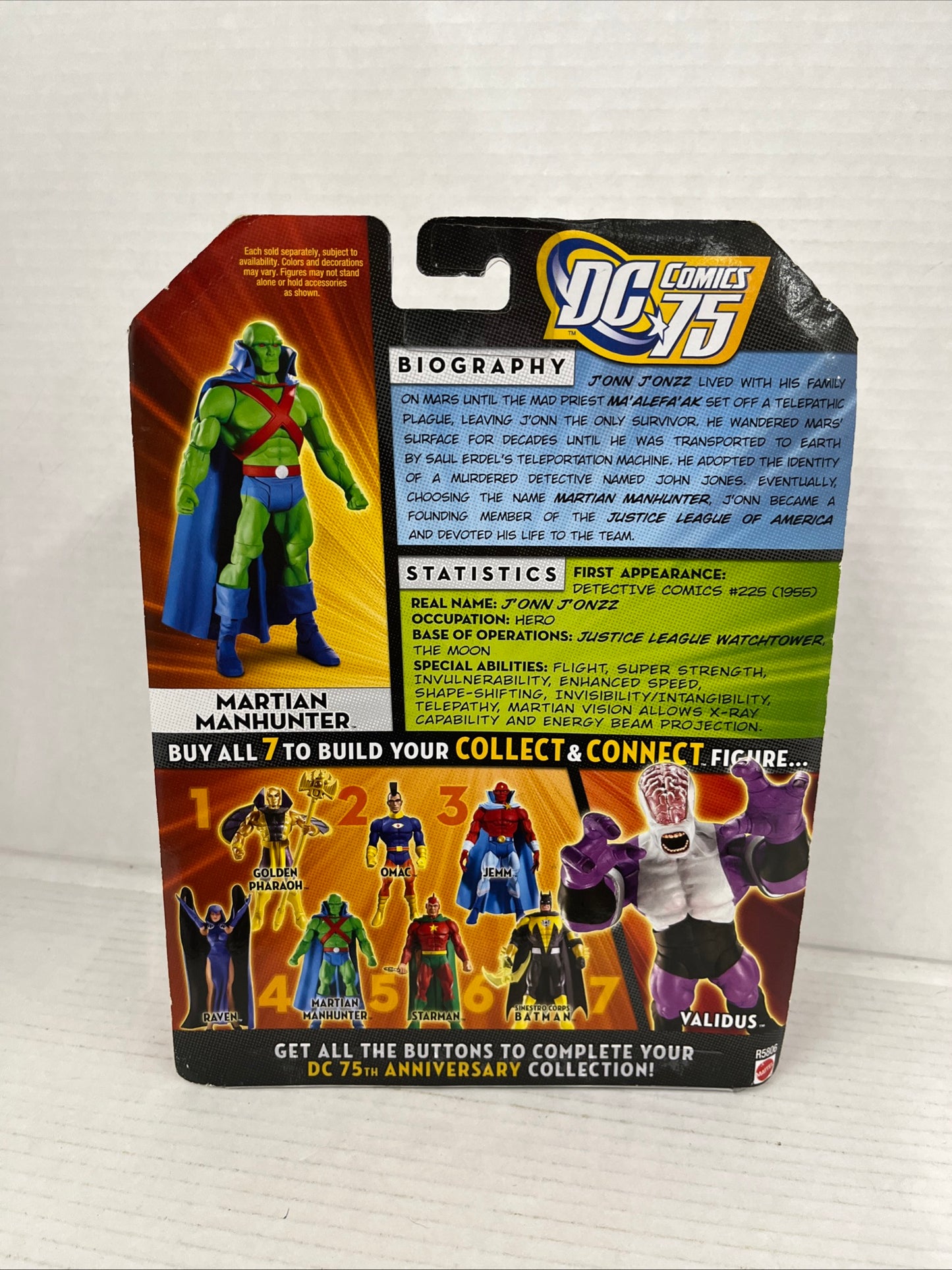 Martian Manhunter DC Universe Classics Validus BAF Wave 15 NIP 6" J'onn J'onzz