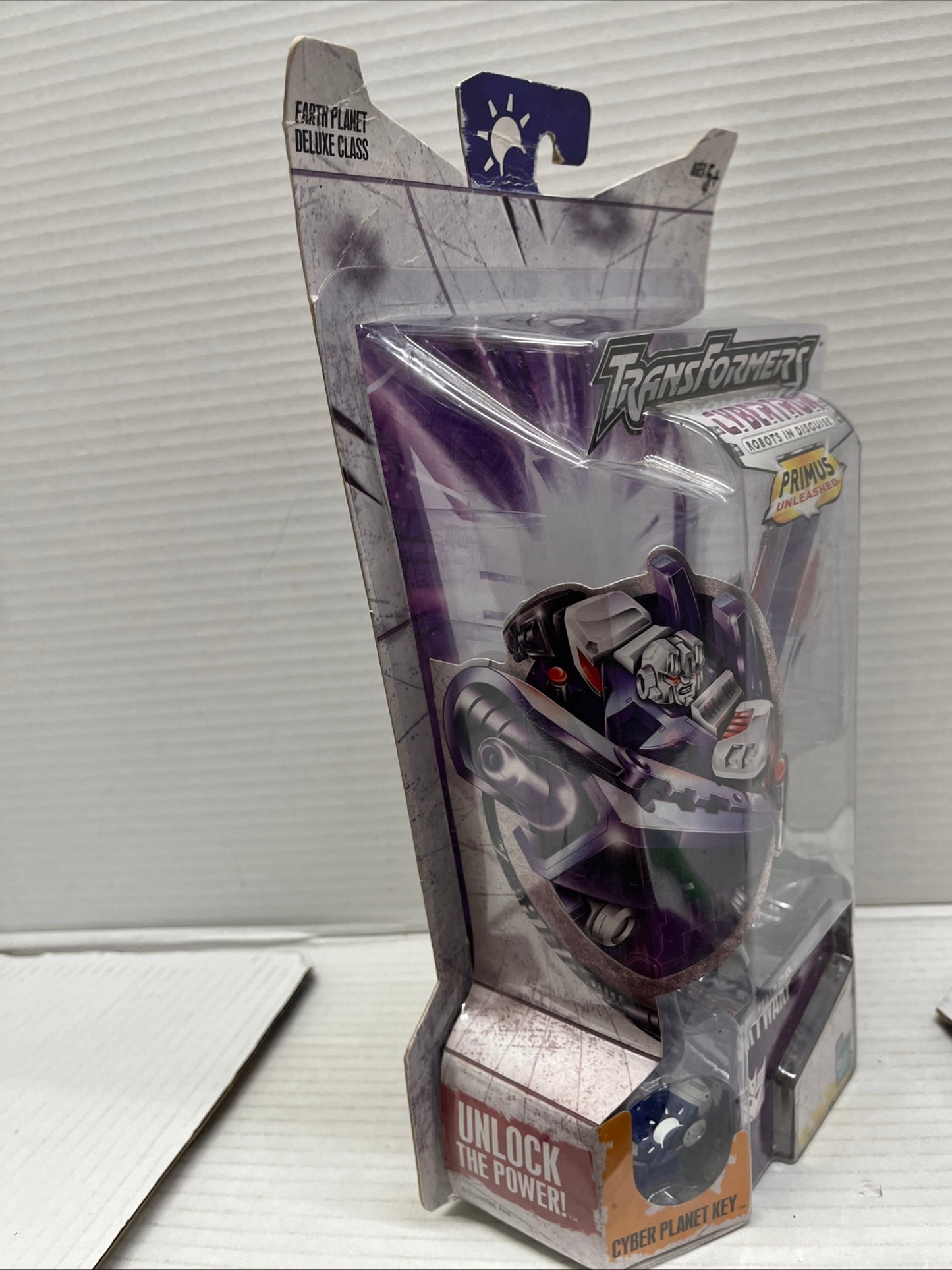 Vintage Transformers Cybertron 🛩 Skywarp Deluxe Class Earth Planet 2005