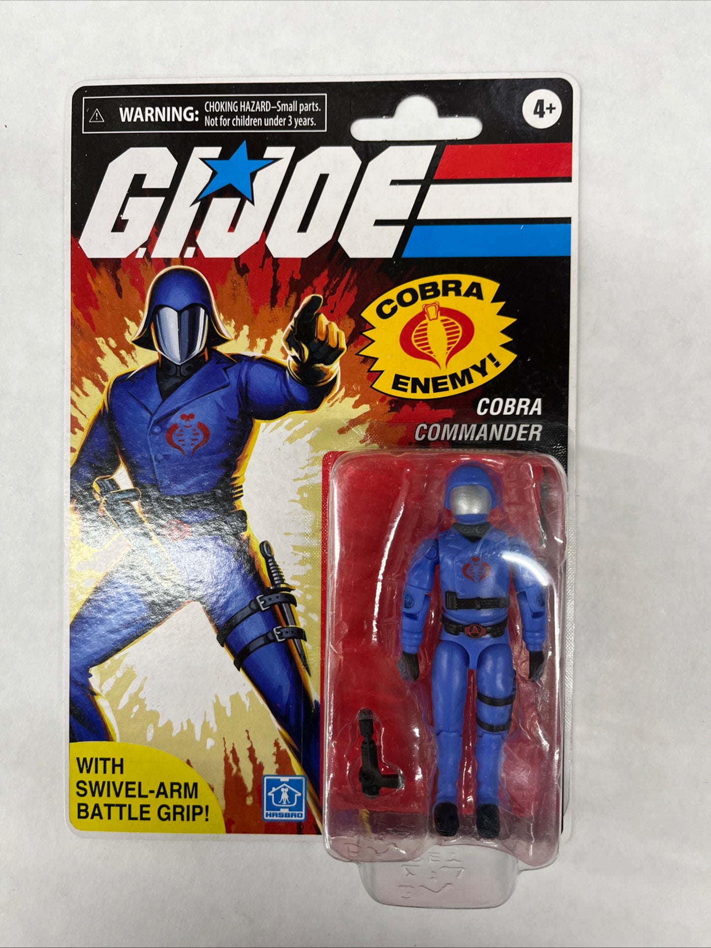 2023 Cobra Commander 3.75" O-Ring Haslab Skystriker GI Joe Ships Fast!