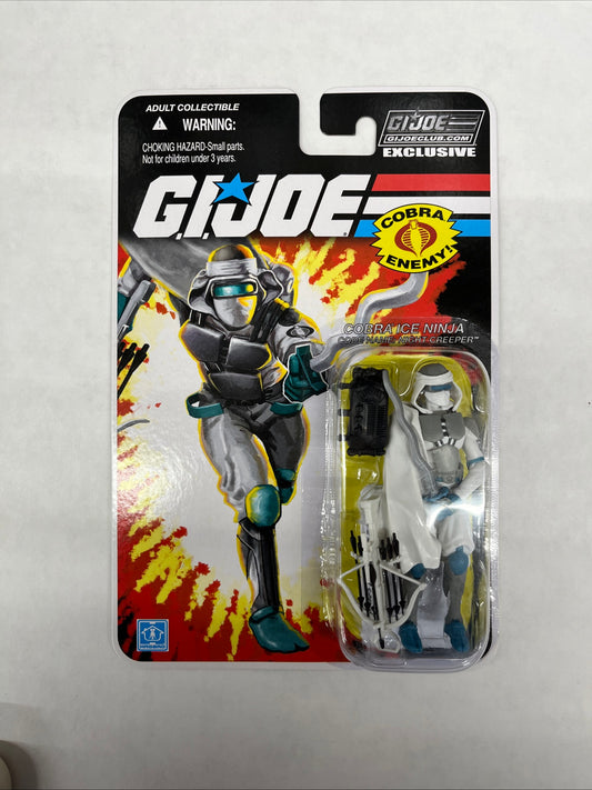 GIJCC GI Joe FSS 4 Cobra Ice Ninja Night Creeper New on Sealed Card