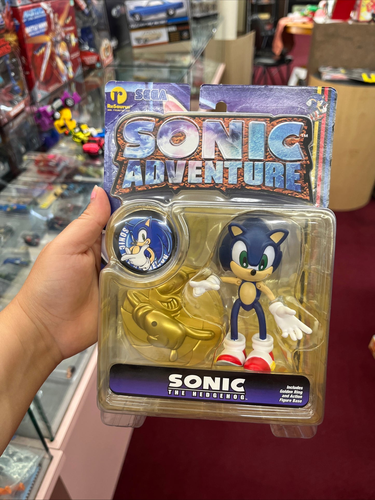ReSaurus SEGA Sonic Adventure SONIC The Hedgehog Action Figure Series One Sealed