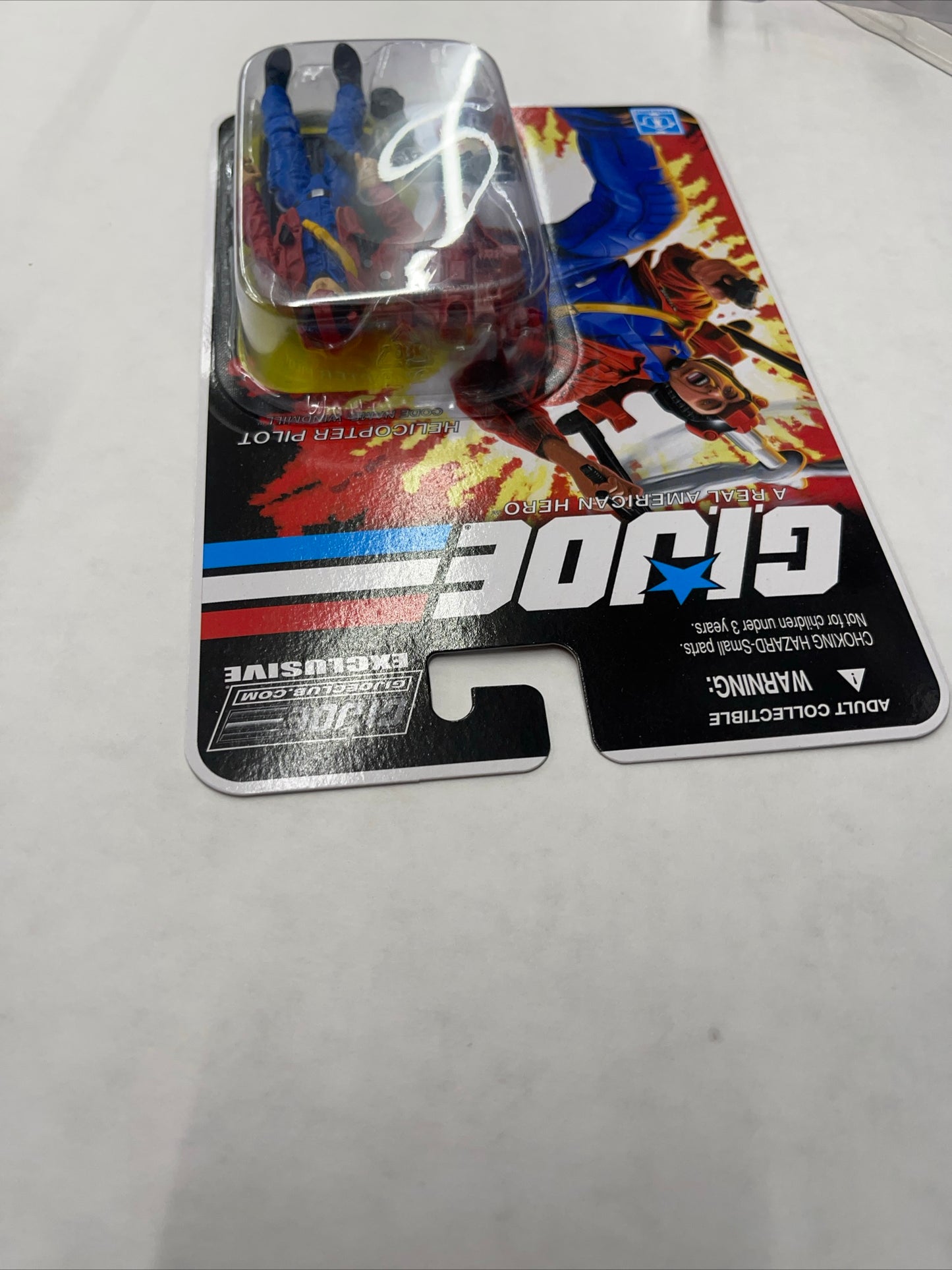 Gi Joe Club Exclusive Helicopter Pilot Code Name: Windmill Figure MOC