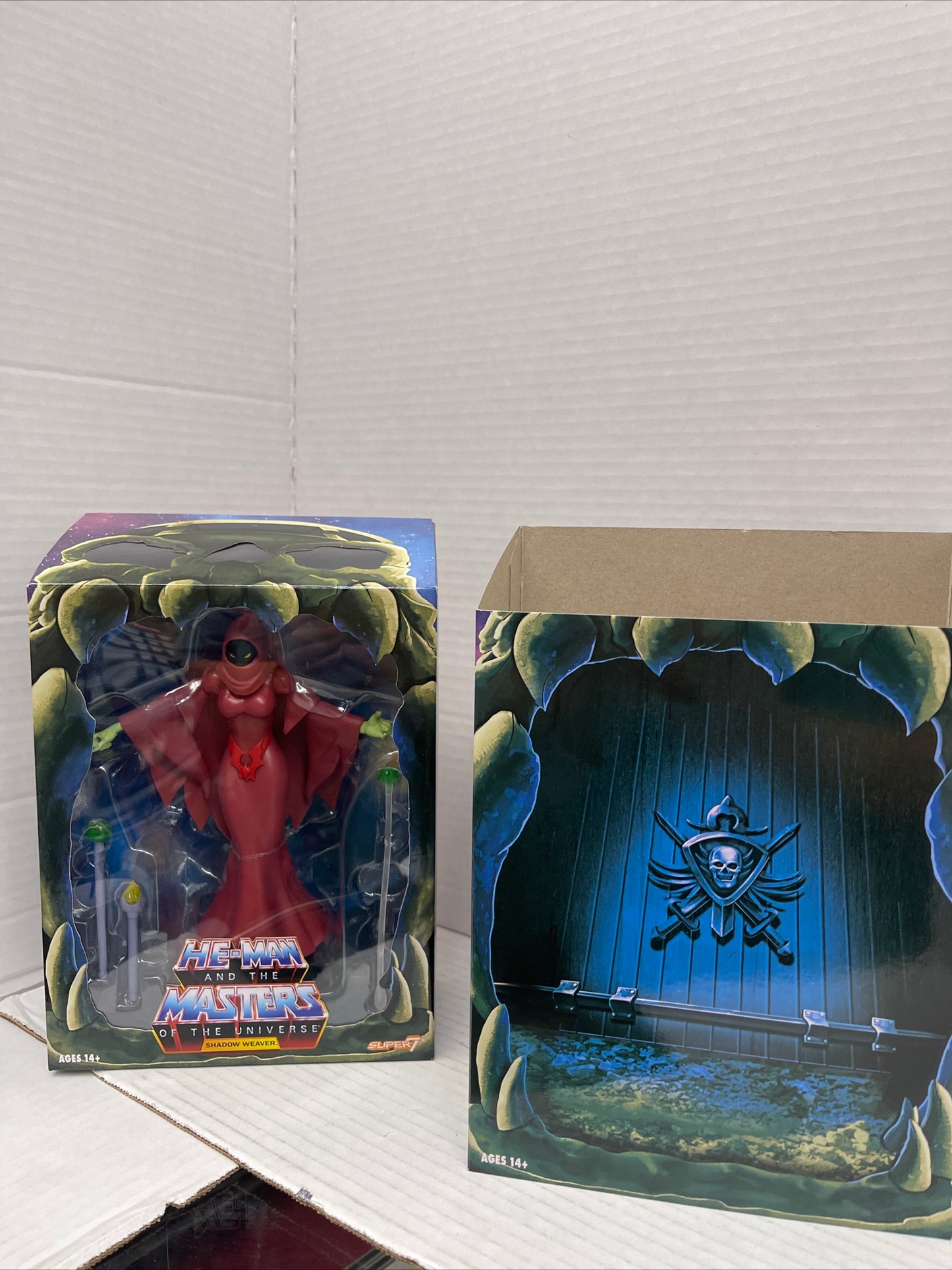 MOTU CLASSICS MASTERS OF THE UNIVERSE SUPER7 FILMATION SHADOW WEAVER FIGURE NEW