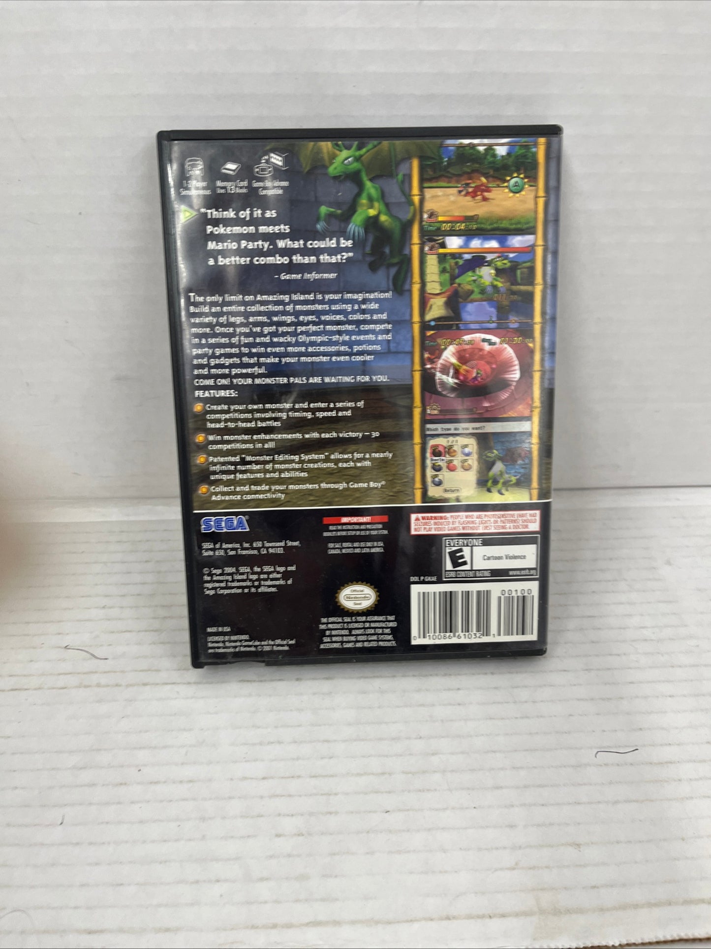 Amazing Island [Nintendo GameCube US Complete Manual