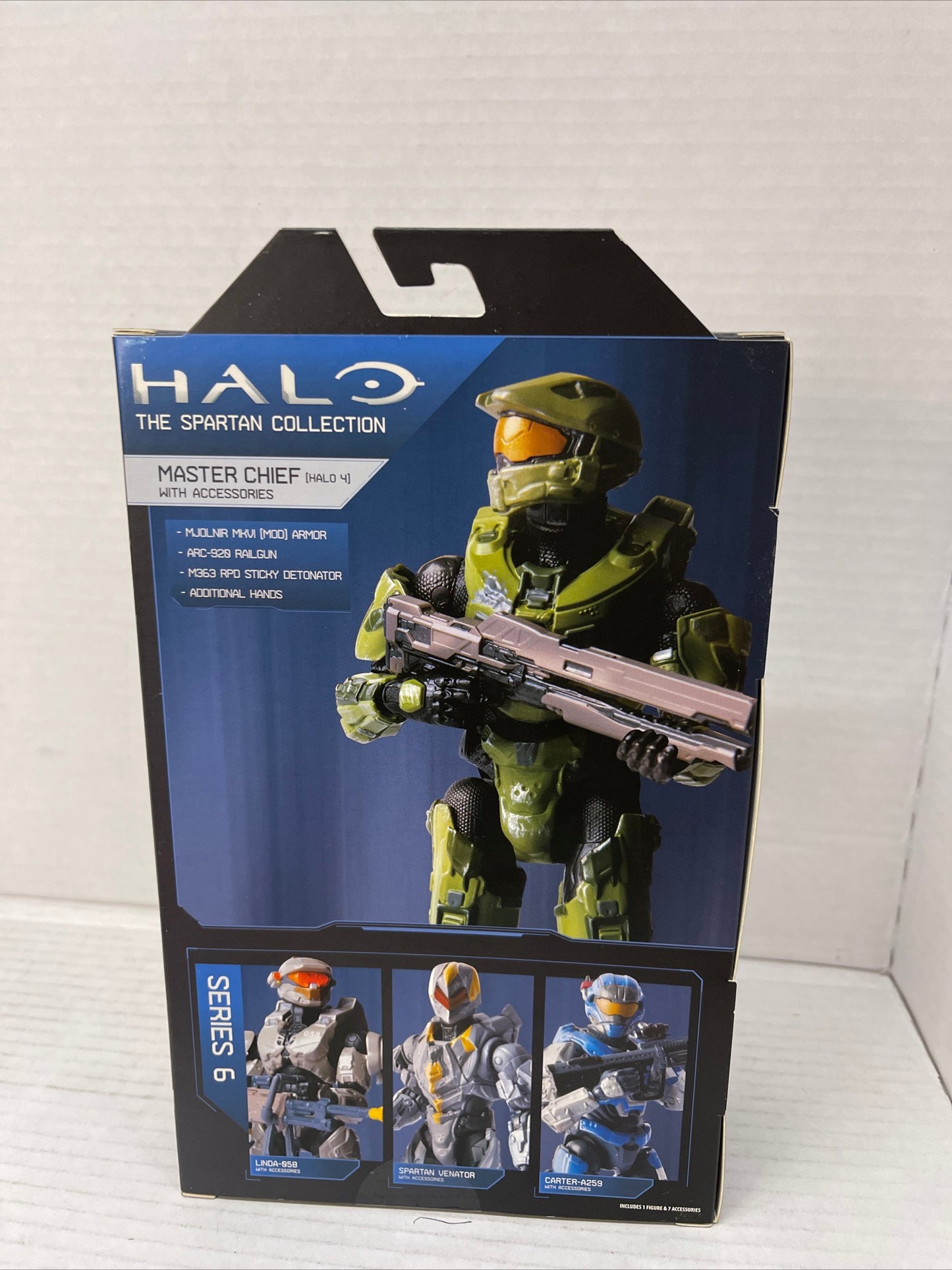 HALO THE SPARTAN COLLECTION MASTER CHIEF (HALO 4) SERIES 6 . New SEALED
