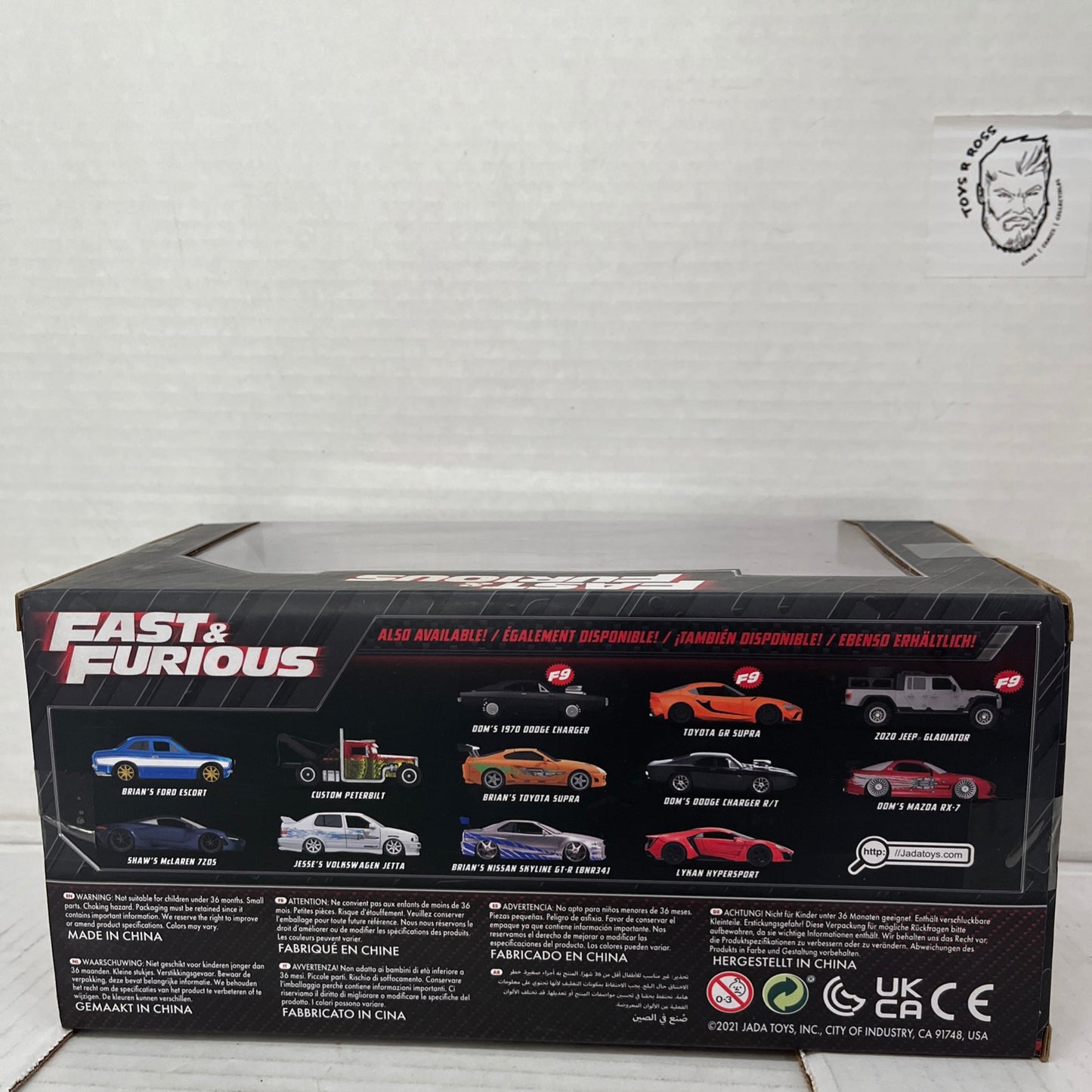 Fast and the Furious Letty's Dodge Viper SRT 1:24 Diecast Vehicle 3rd Gen Box