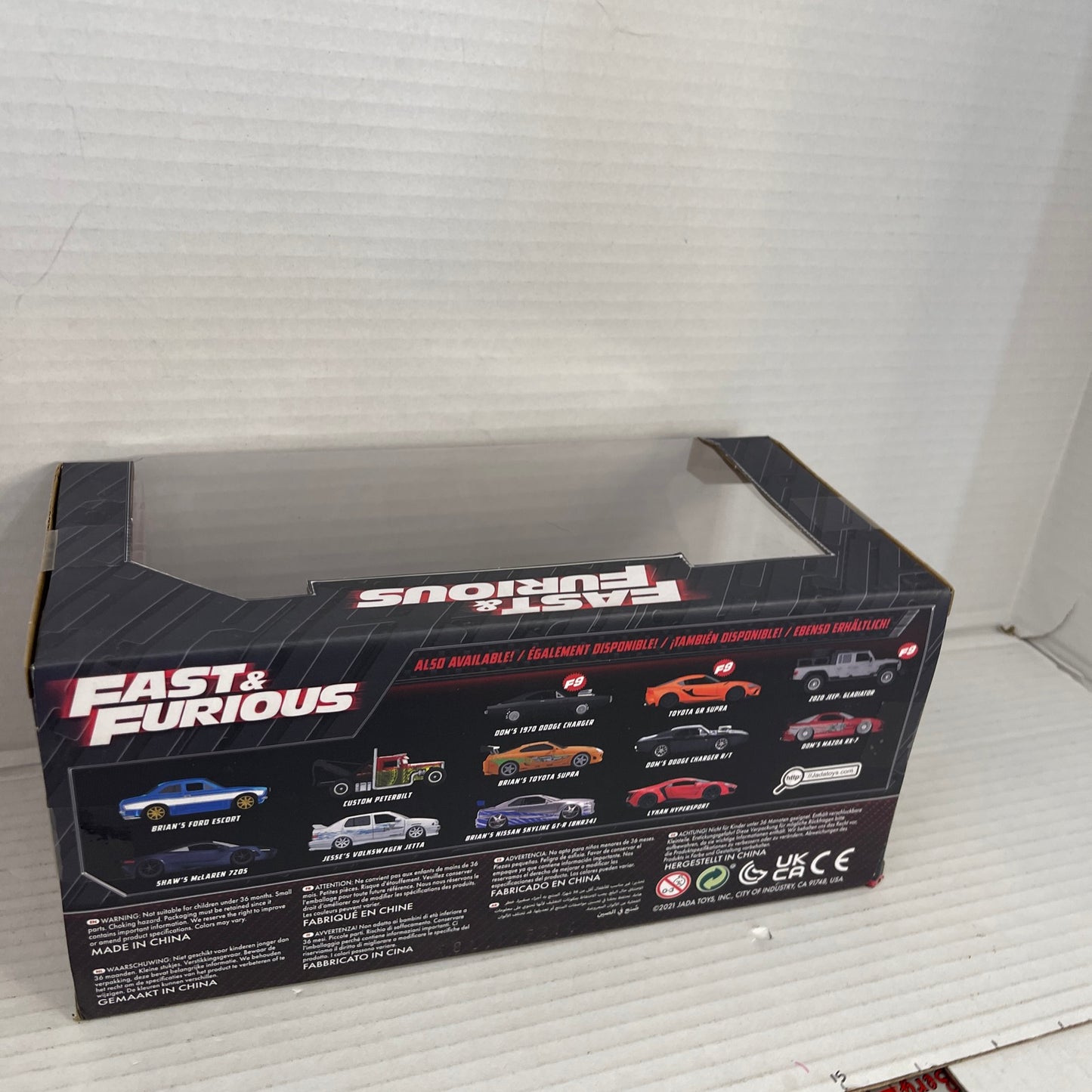 Jada Toys Fast & Furious 1:24 Dom's Ice Charger Die-cast Car, Toys for Kids...