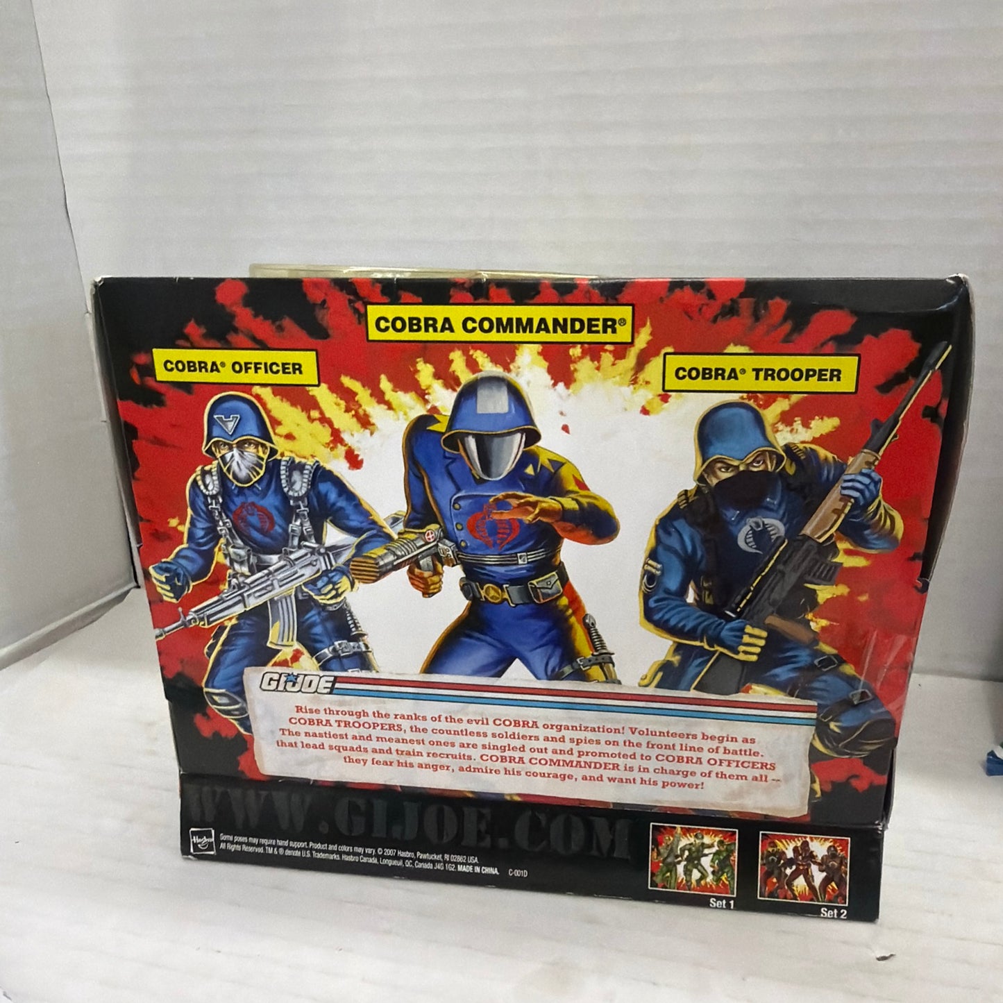 G.I. Joe: Cobra Senior Ranking Officers 3 Pack - 25th Anniversary - Toys R Us 2