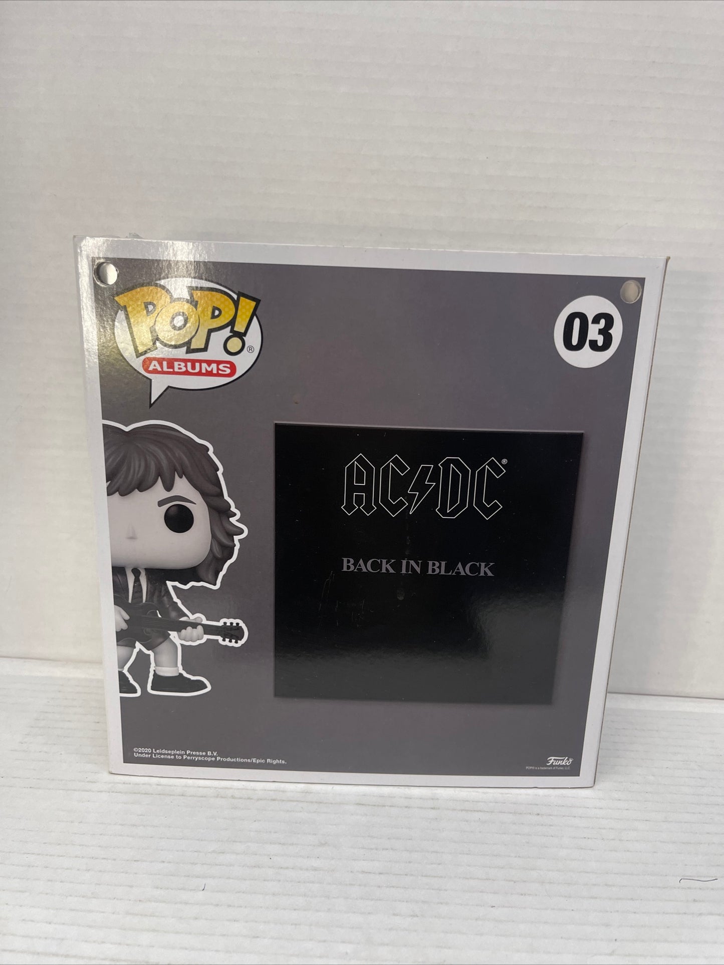 Funko POP! Albums #03 AC/DC Back in Black with Angus Young, "Exclusive!!!