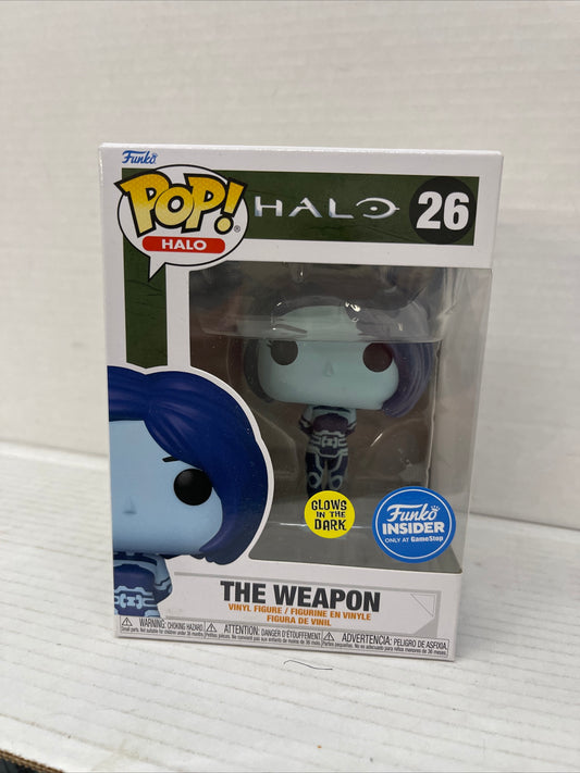 Funko POP! Halo #26 The Weapon (Funko Insider) (Glows in the Dark)