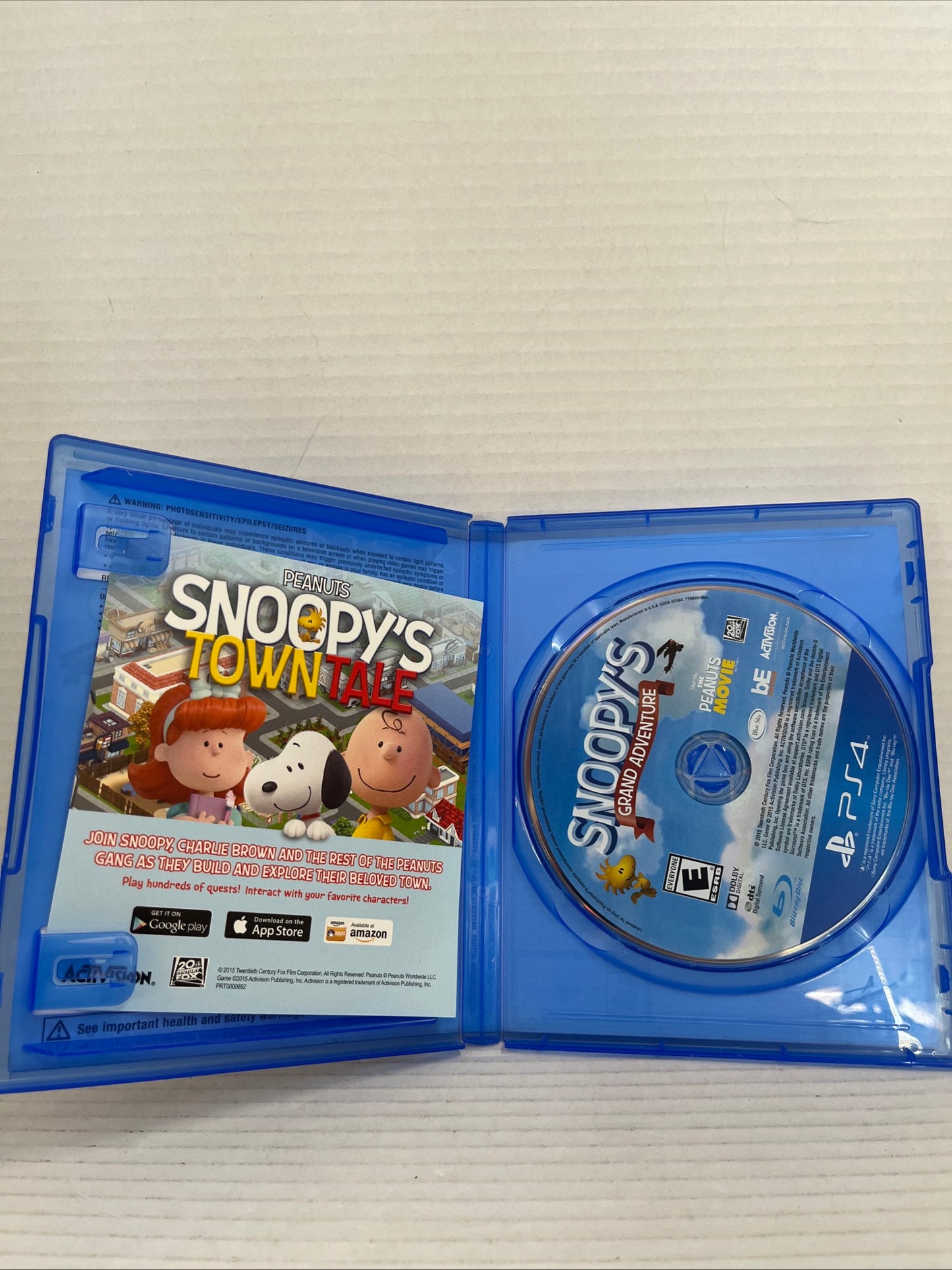 Peanuts Movie: Snoopy's Grand Adventure (Sony PlayStation 4, 2015)