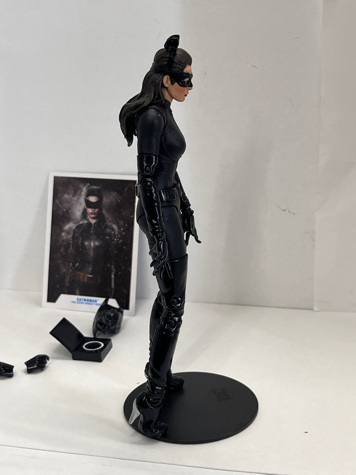 McFarlane DC Dark Knight Rises Platinum Catwoman Action Figure LOOSE Complete