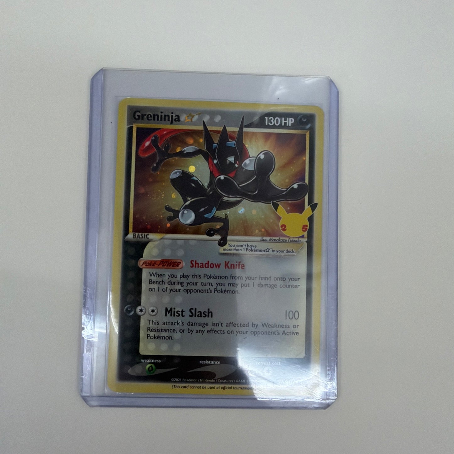 🐸 Pokemon Celebrations Greninja Gold Star Black Star