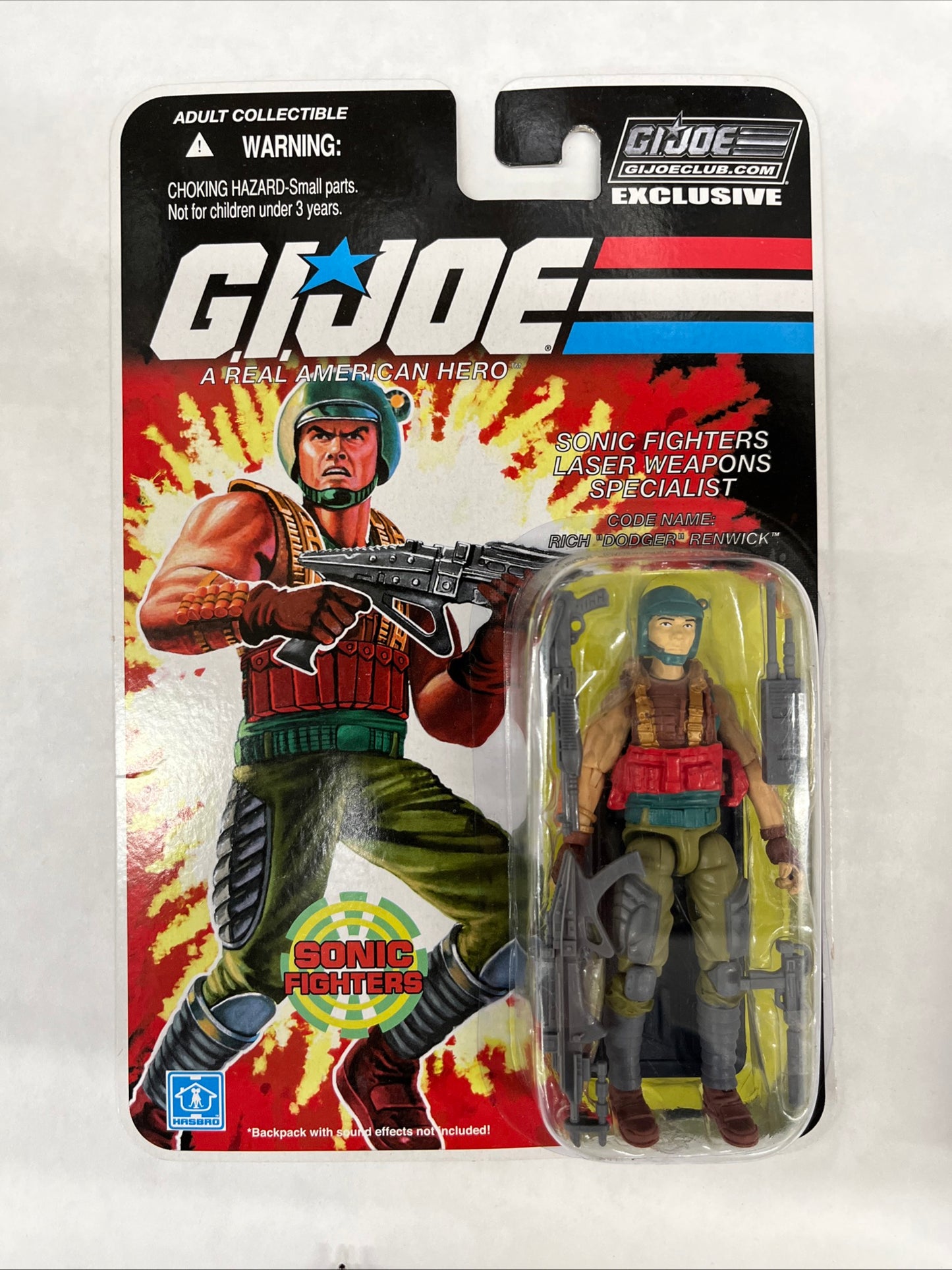GI Joe ARAH Sonic Fighters Rich "Dodger" Renwick Action Figure 2018 Hasbro