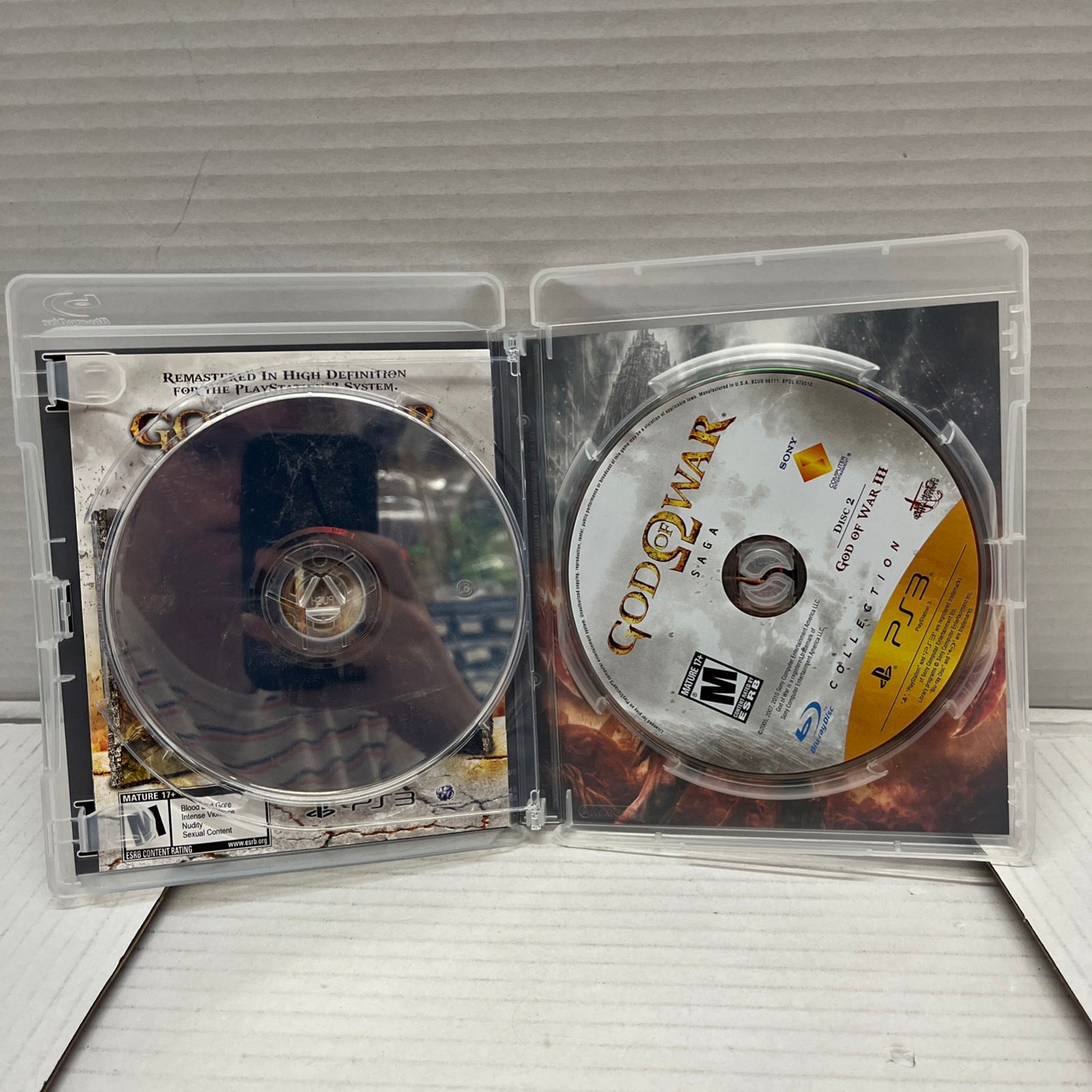 God of War Saga Dual Pack - Sony PlayStation 3 - Complete W/ insert Tested