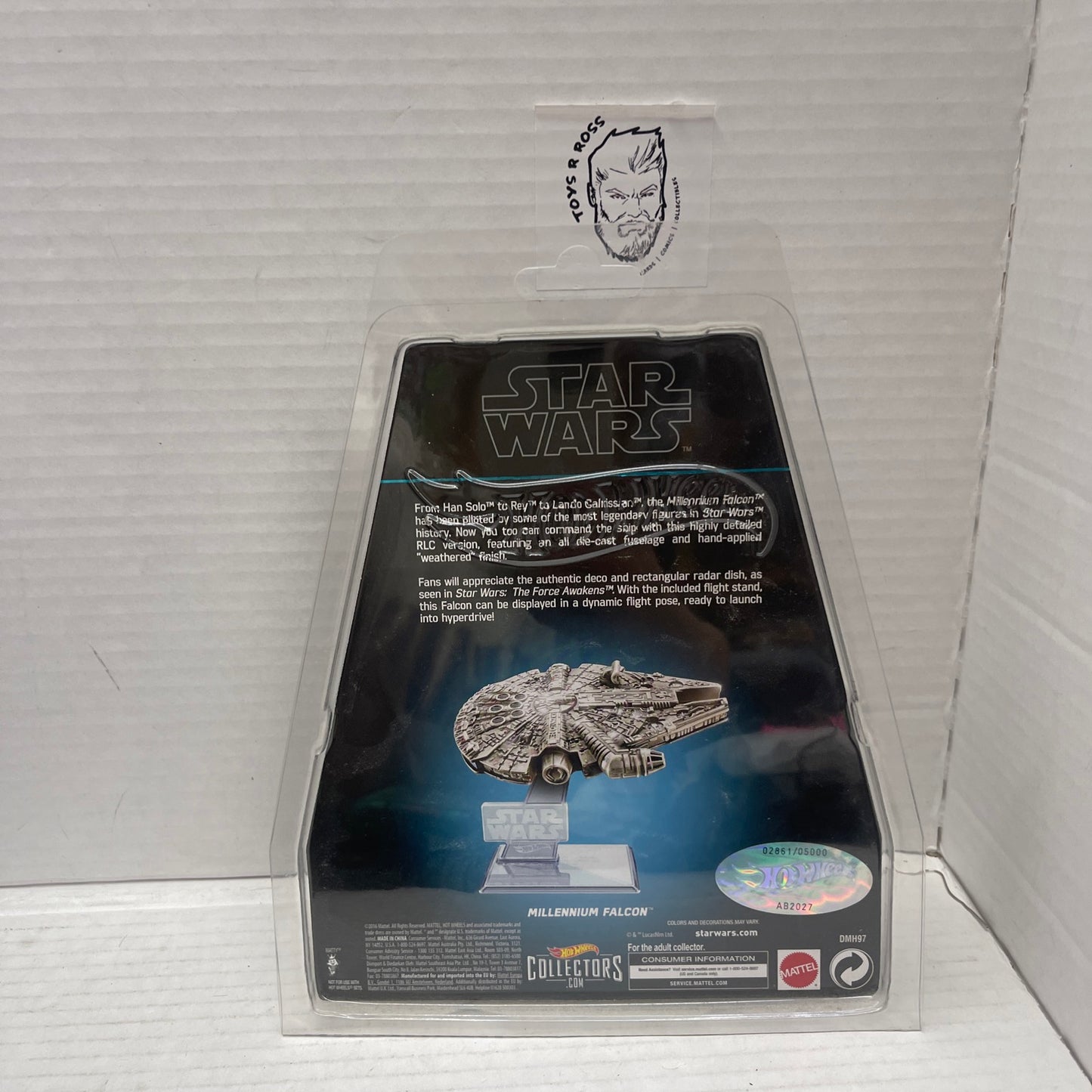 Hot Wheels RLC Collectors Club Star Wars Millennium Falcon Number 2861/5000