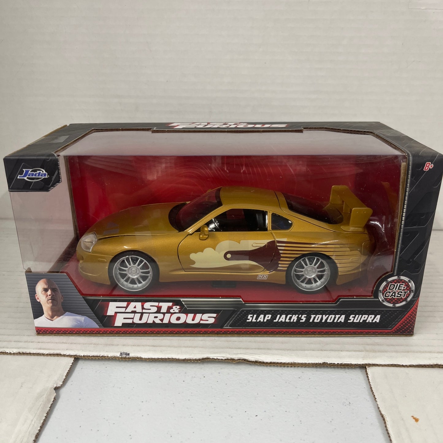1:24 Jada Fast and Furious Slap Jack's Toyota Supra Gold