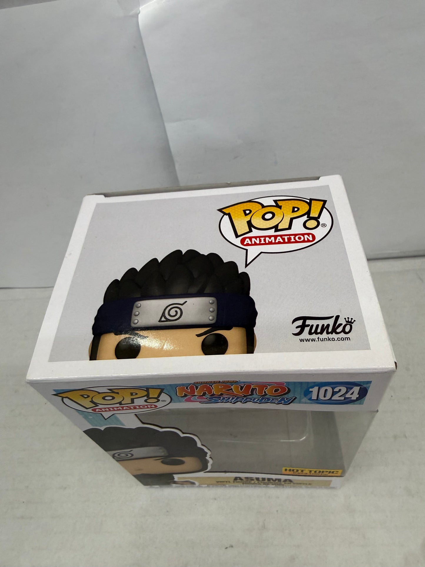 Funko Pop Animation Naruto Shippuden Asuma #1024 HOT TOPIC EXCLUSIVE READ