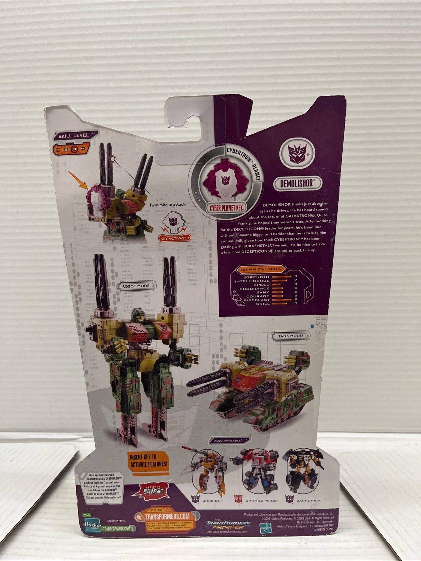 Hasbro Transformers Cybertron Deluxe Demolishor Action Figure