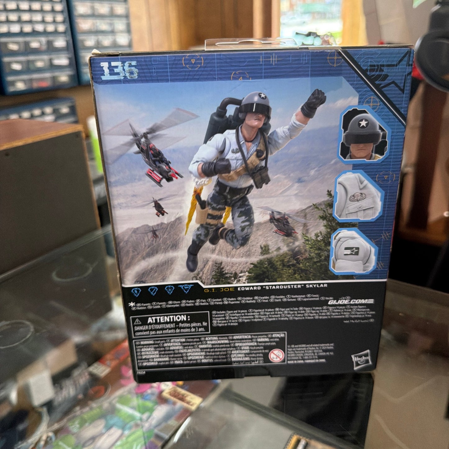 Hasbro G.I. Joe (Classified Series) Edward 'Starduster' Skylar Figure, Brand New