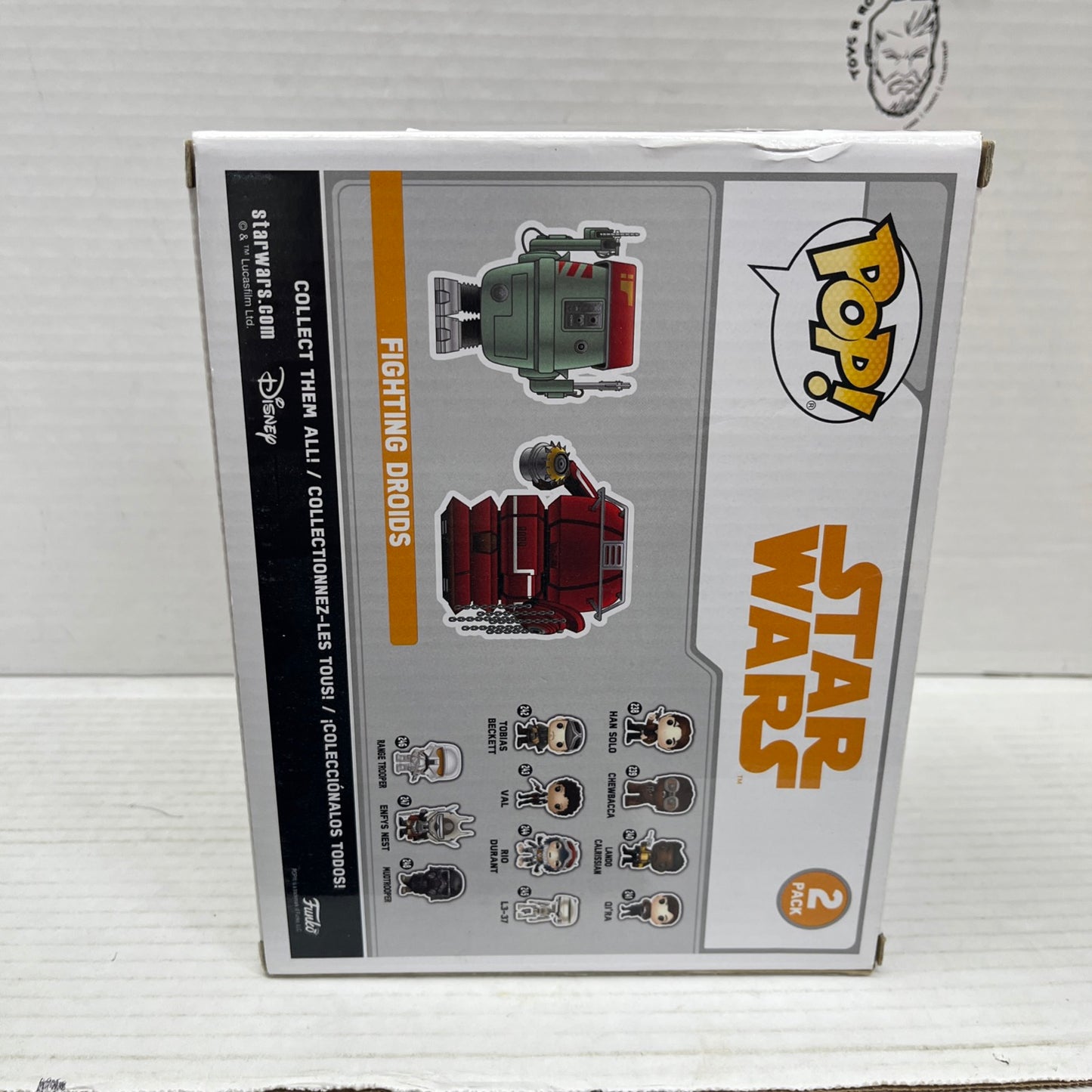 Funko POP! Star Wars Solo A Star Wars Story Fighting Droids 2 Pack (GameStop)