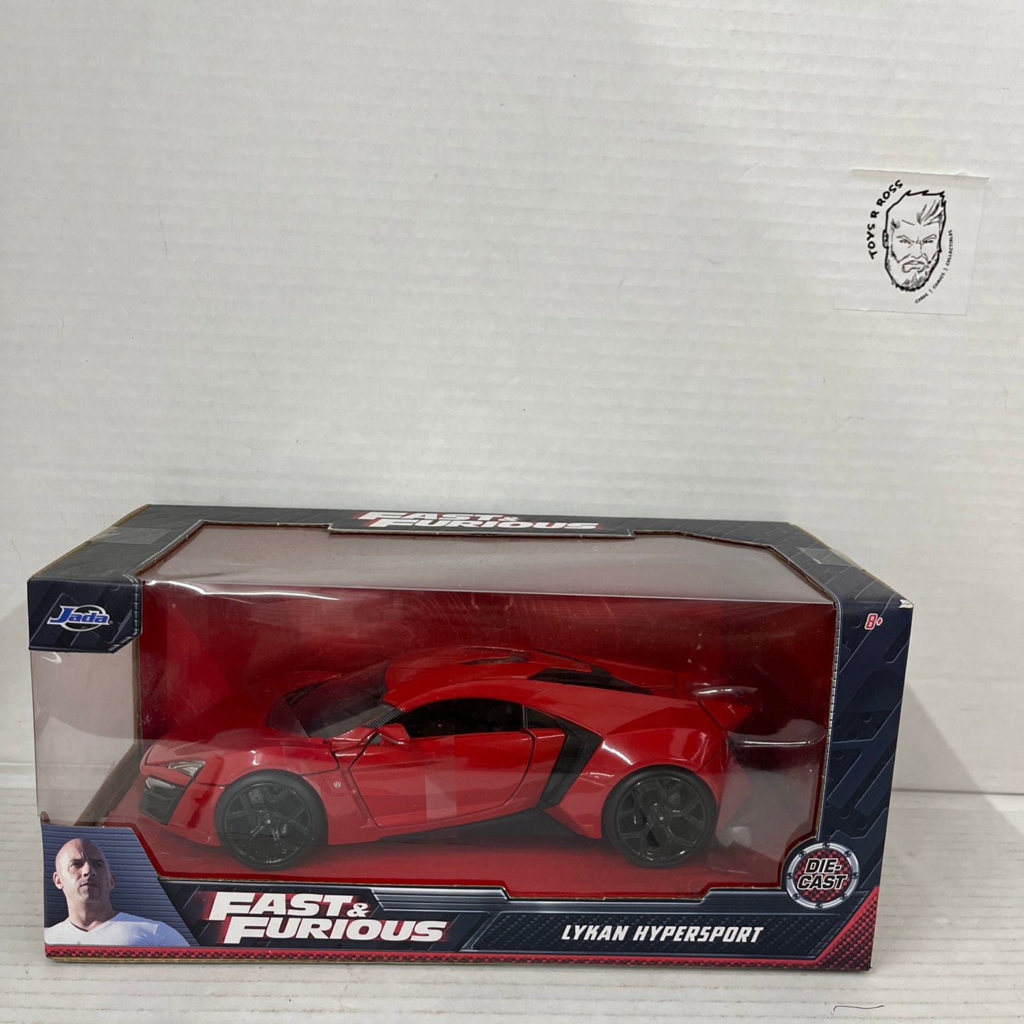 JADA 97377 2015 FAST AND FURIOUS 7 LYKAN HYPERSPORT SUPERCAR 1:24 DIECAST RED