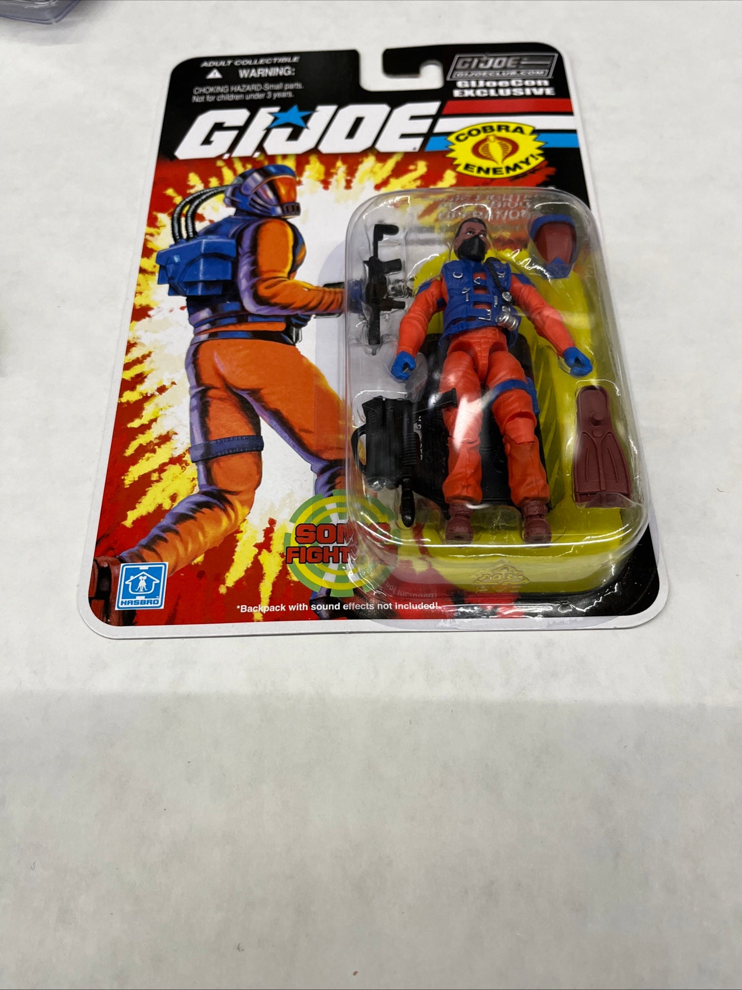 GI JOE Sonic Fighters Cobra Lamprey Officer JoeCon Exclusive