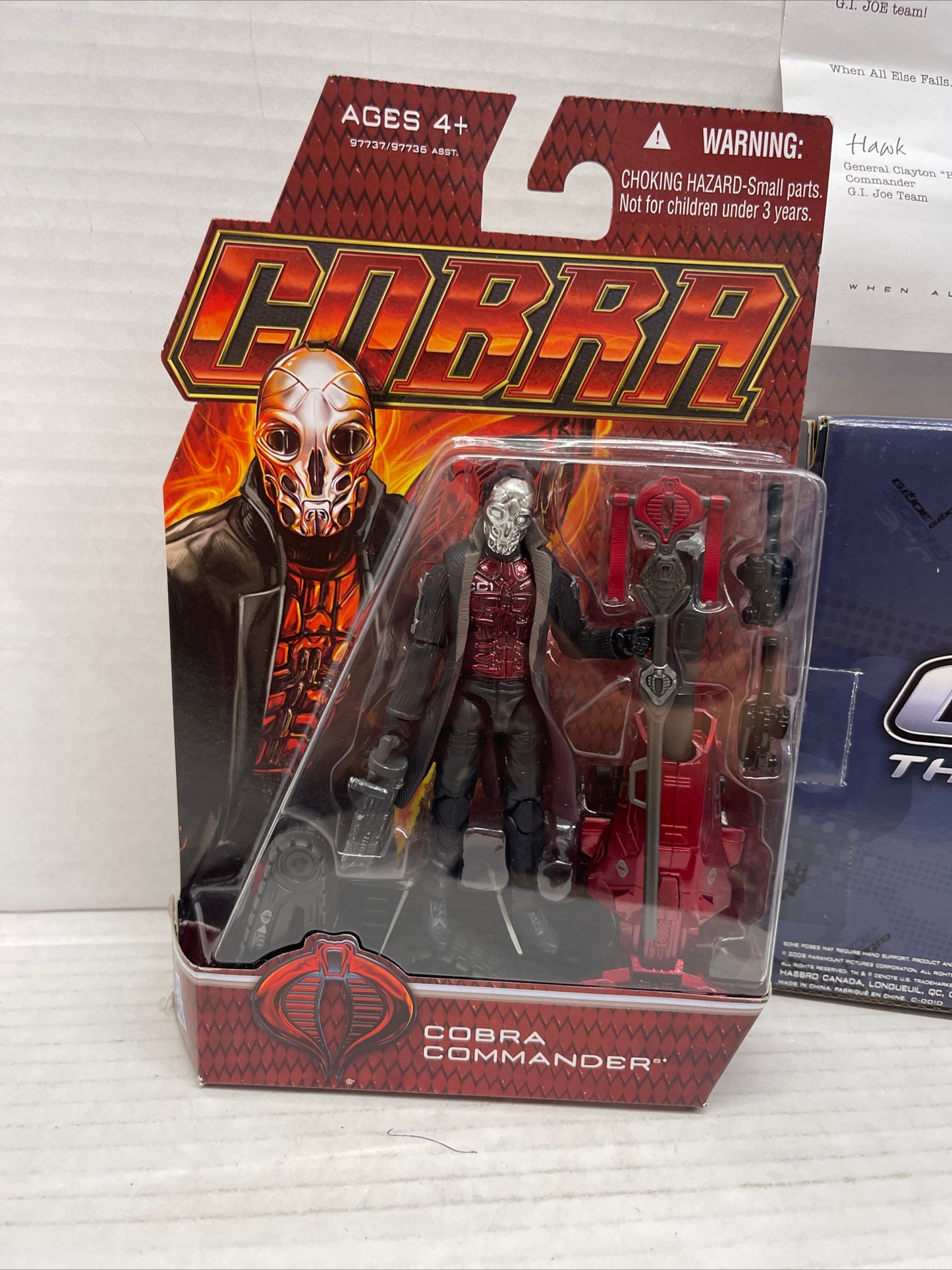 GI Joe Rise of Cobra Mail Away Cobra Commander