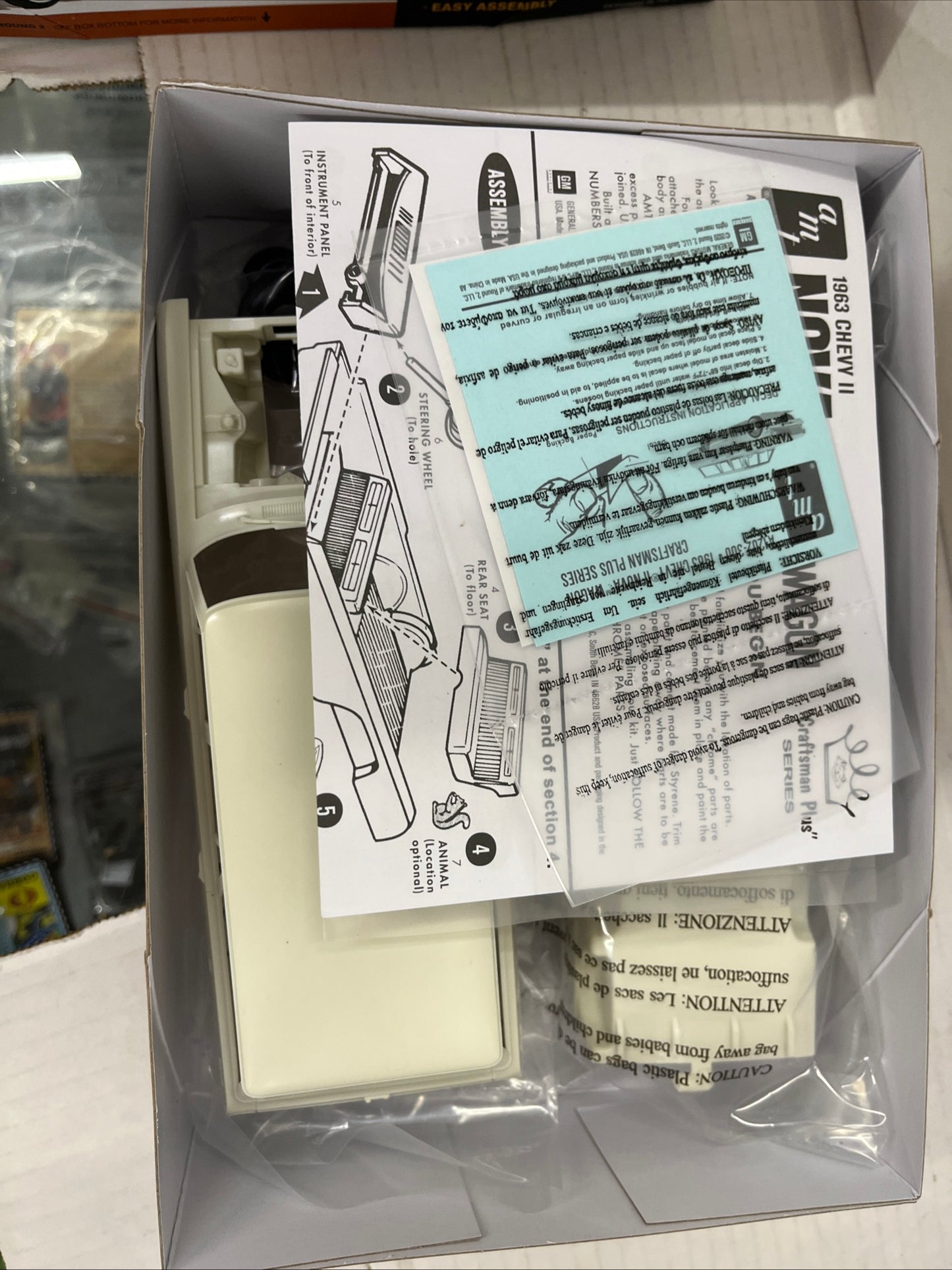AMT Chevrolet II Nova Station Wagon Craftsman Plus Series 1 Kit Sealed 1/25